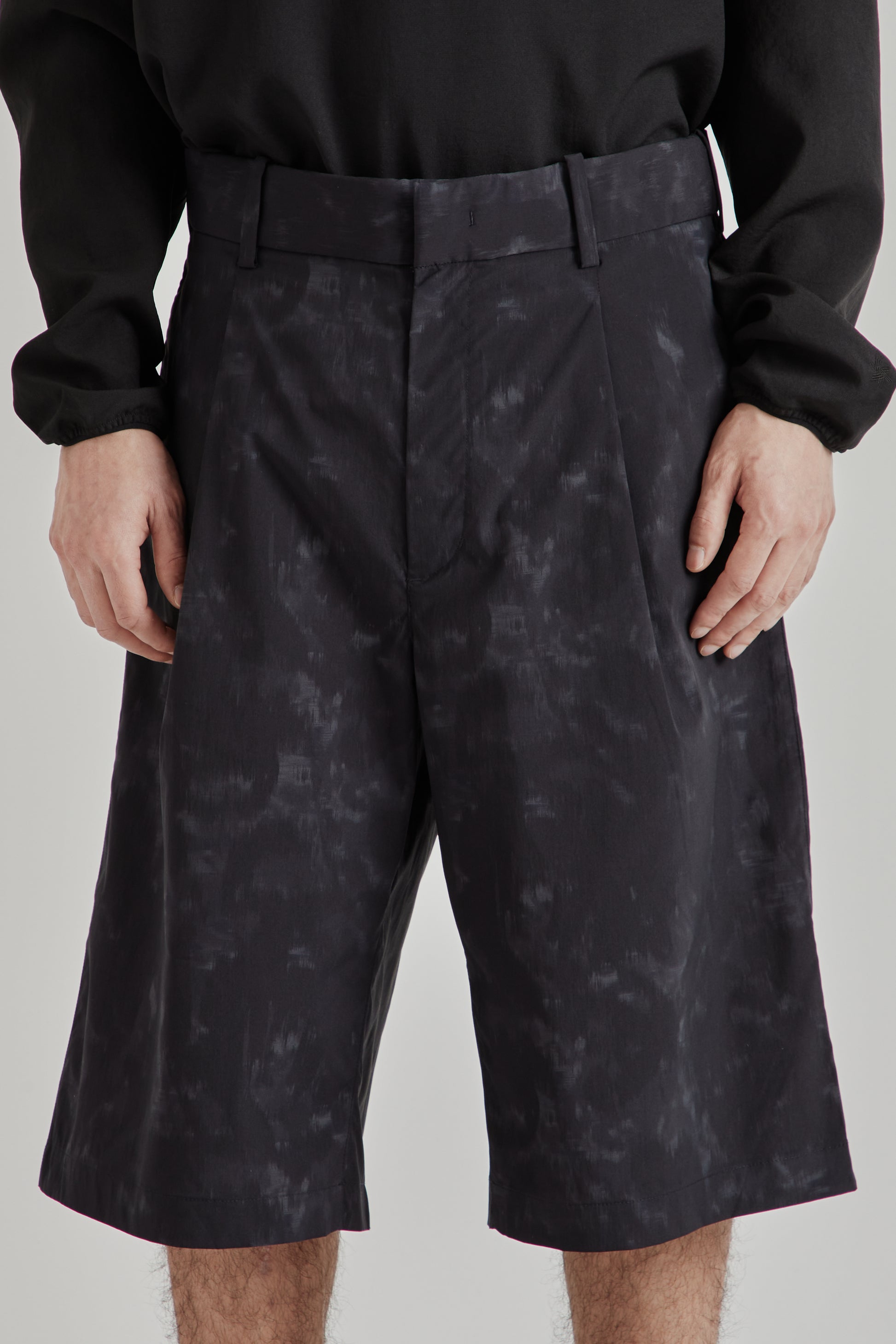 Goldwin SS26 Yurameki Shorts Black1822