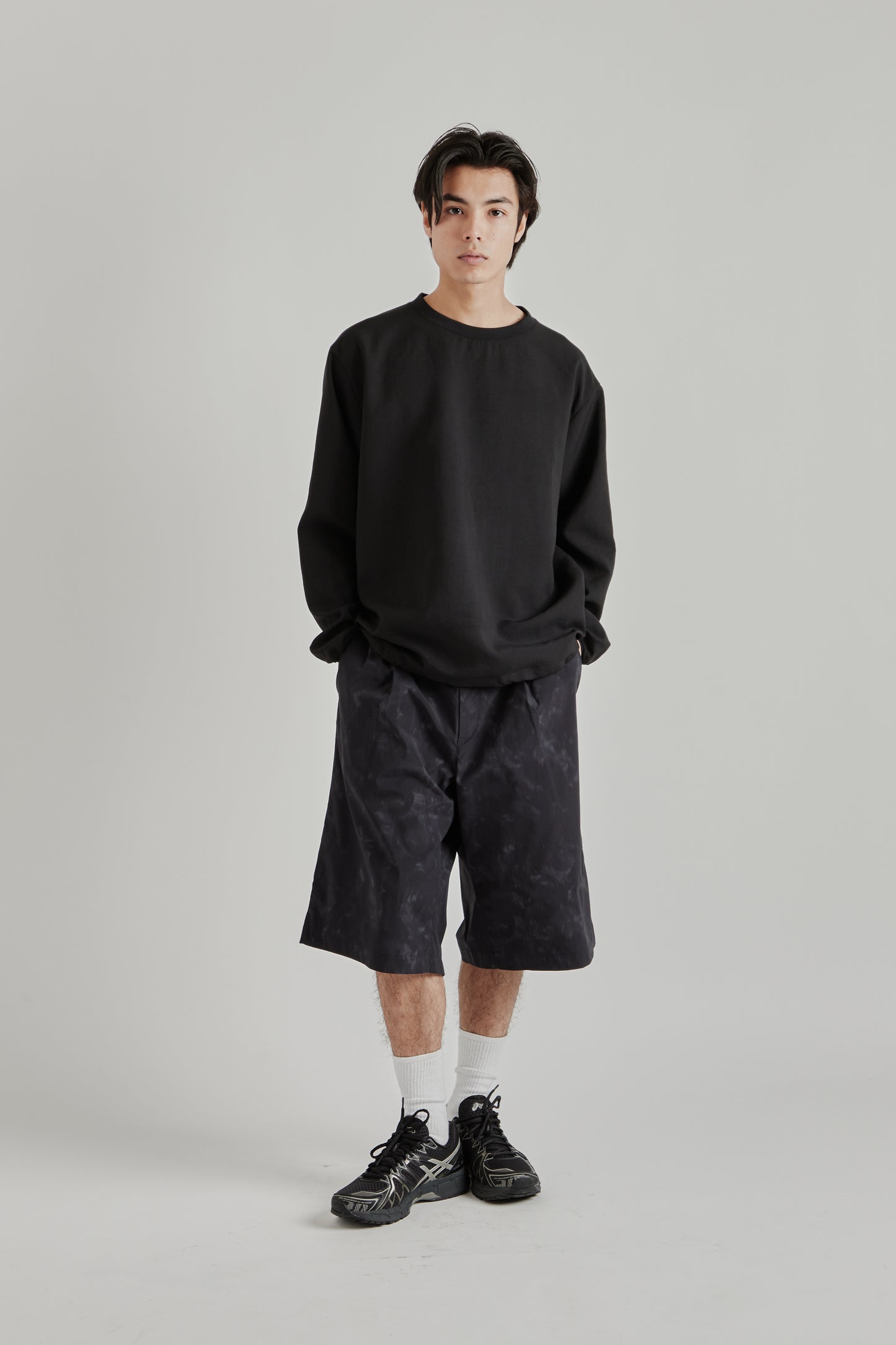 Goldwin SS26 Yurameki Shorts Black1831