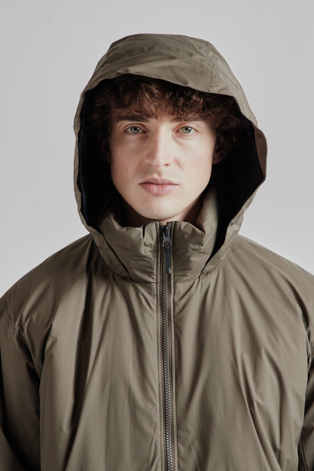Goldwin Windstopper by Gore-Tex Labs Puffy Jacket - Brown