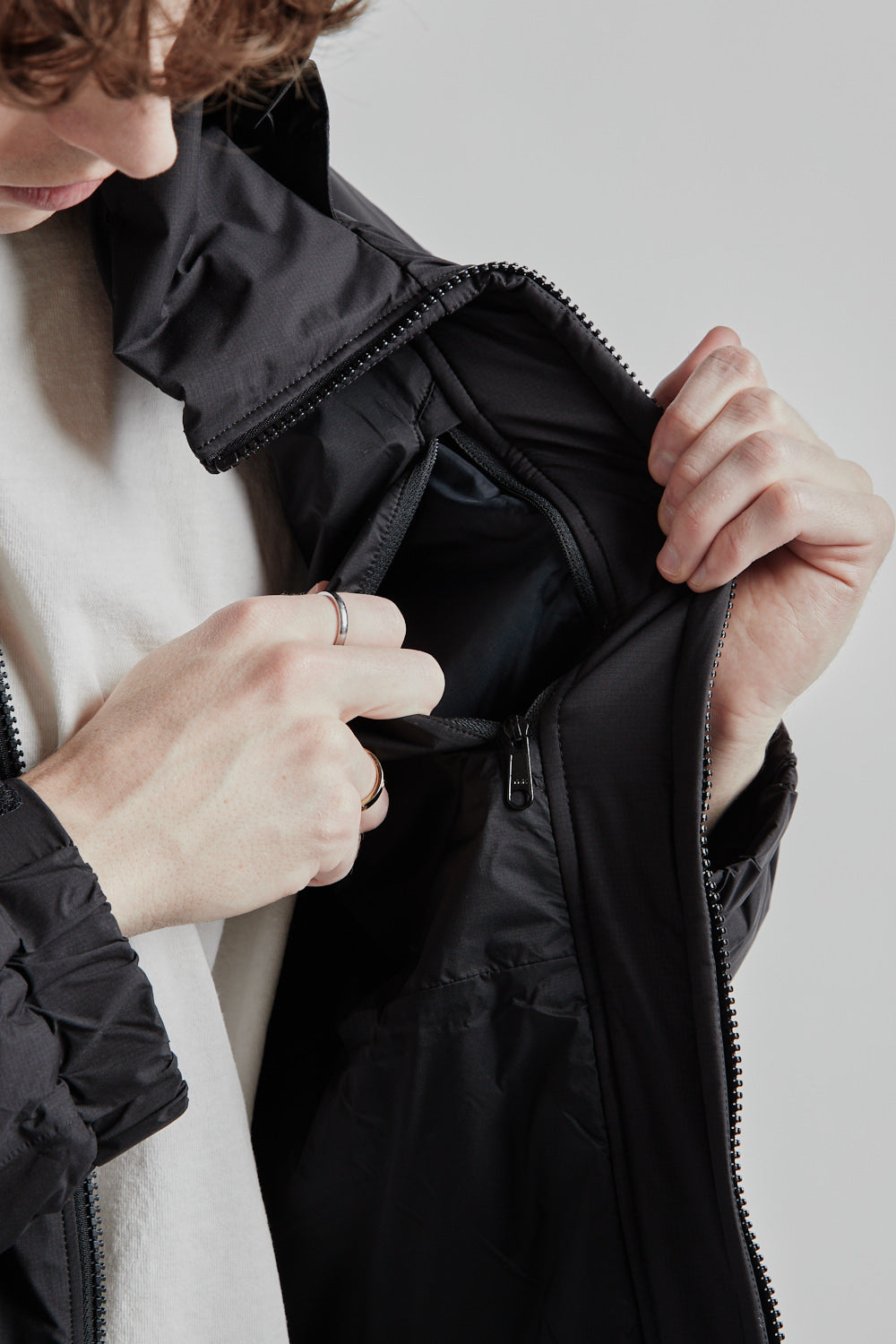 Goldwin Windstopper by Gore-Tex Labs Puffy Jacket Black 16