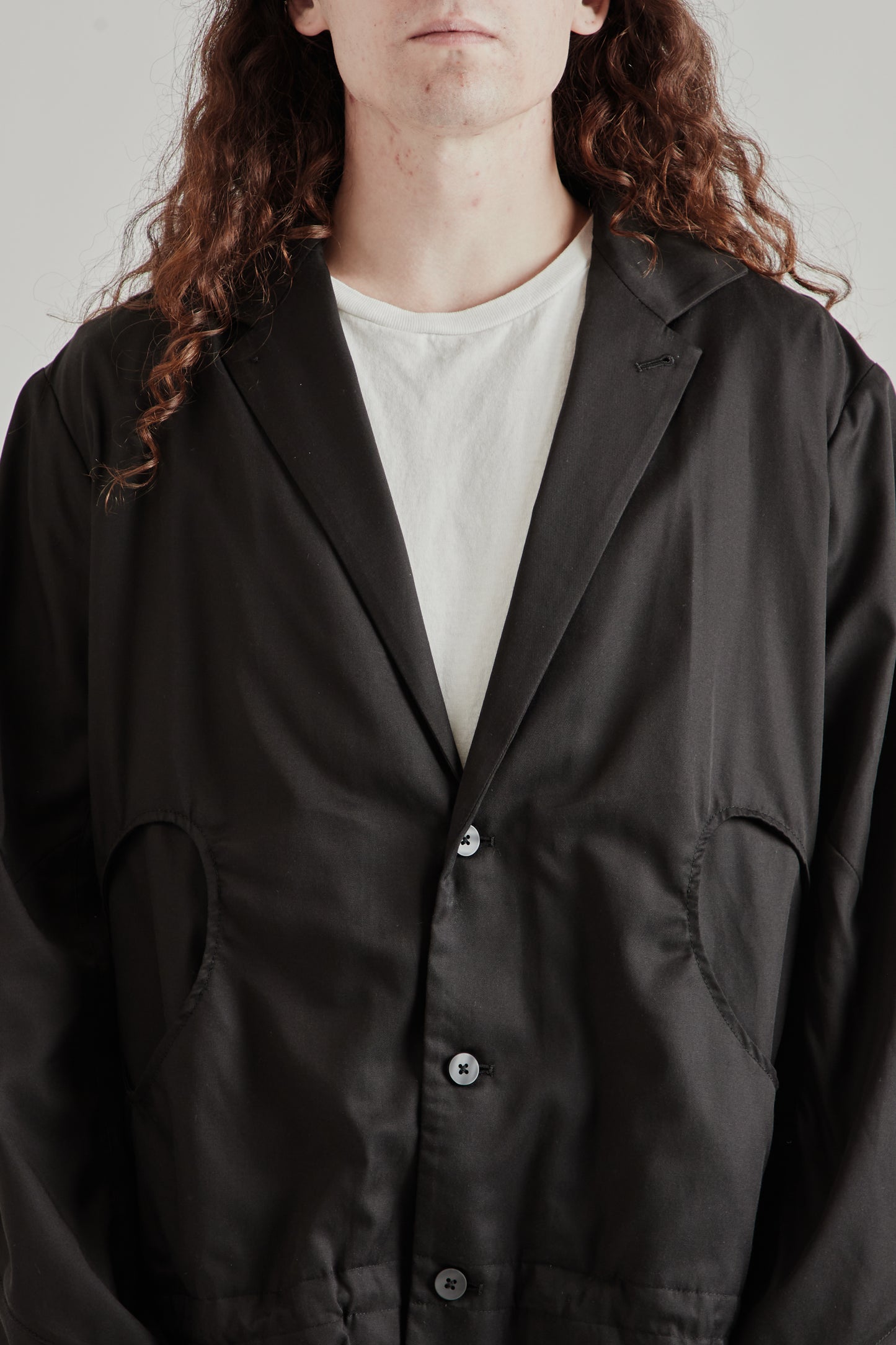 Greg Laboratory SS26 Experimental Standard Blazer Black0360