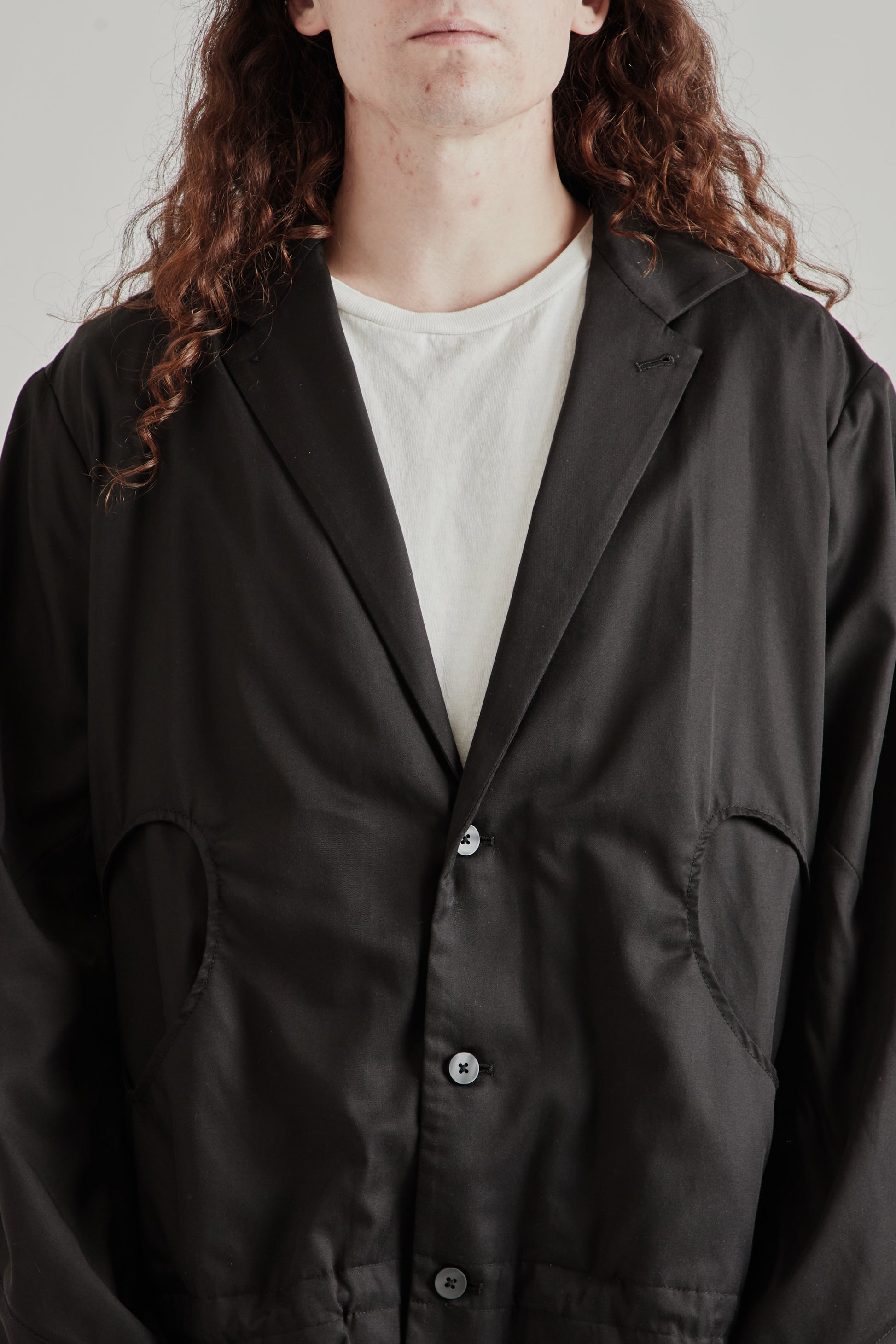 Greg Laboratory SS26 Experimental Standard Blazer Black0360