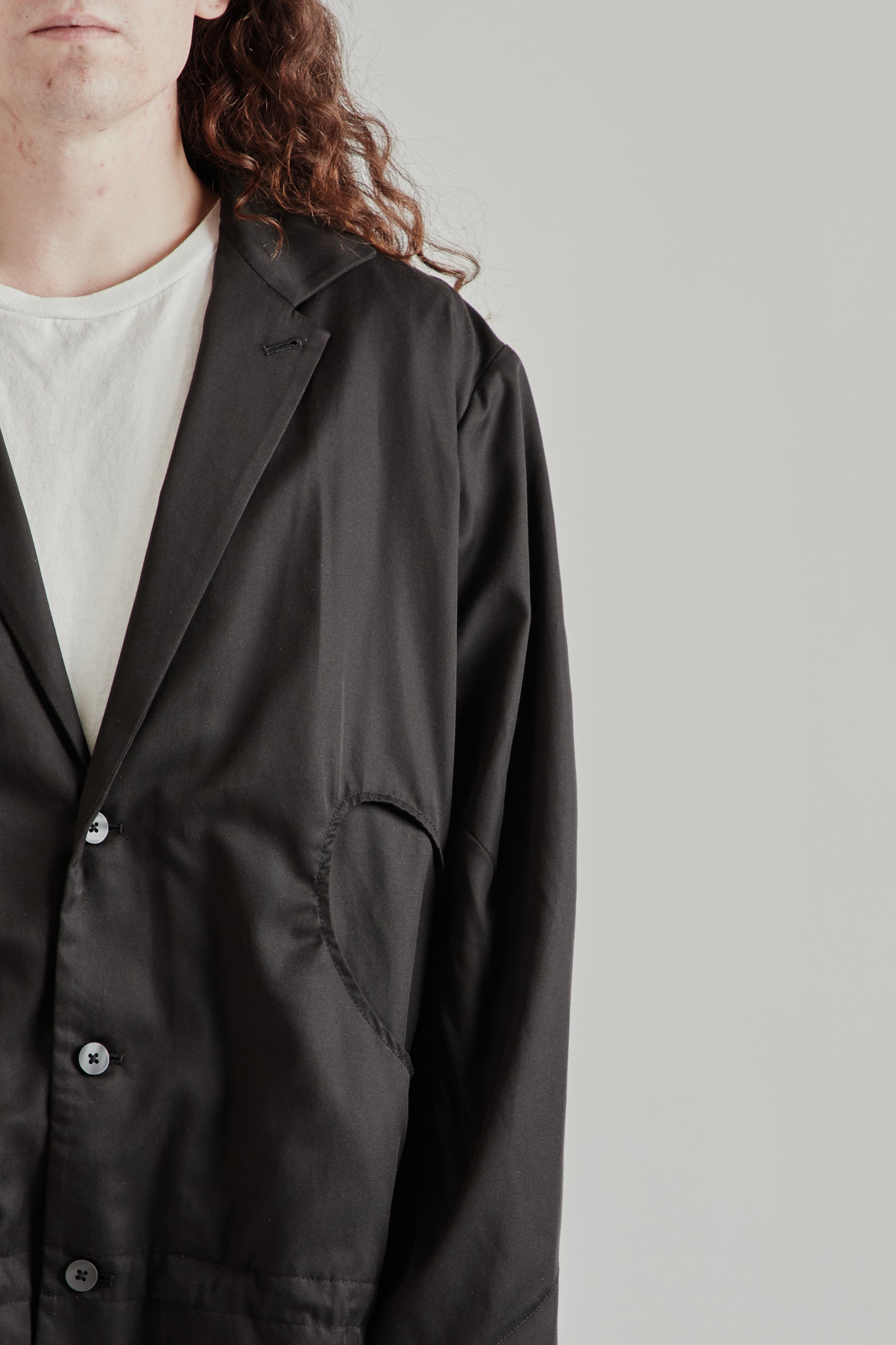Greg Laboratory SS26 Experimental Standard Blazer Black0361
