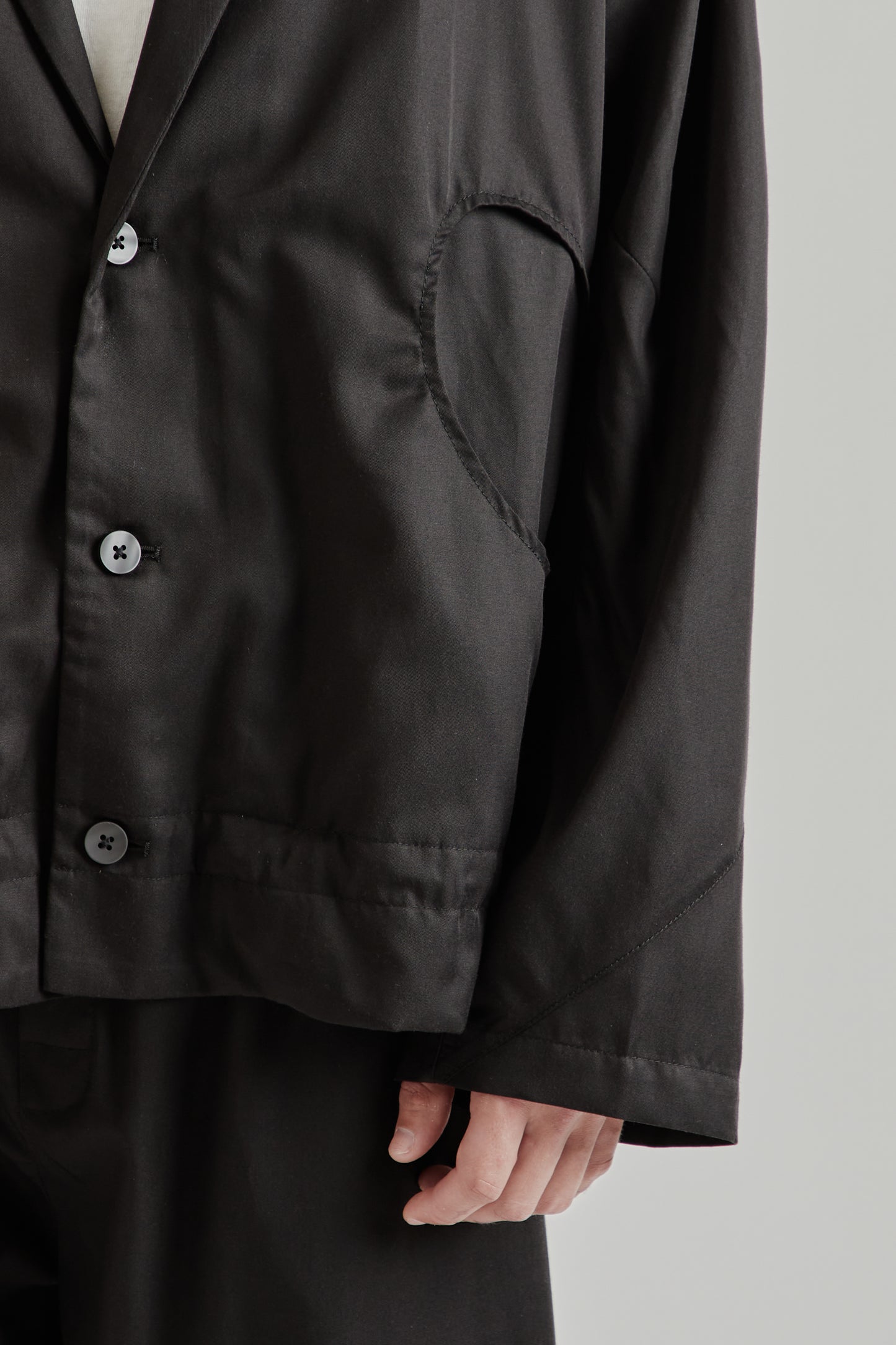 Greg Laboratory SS26 Experimental Standard Blazer Black0362