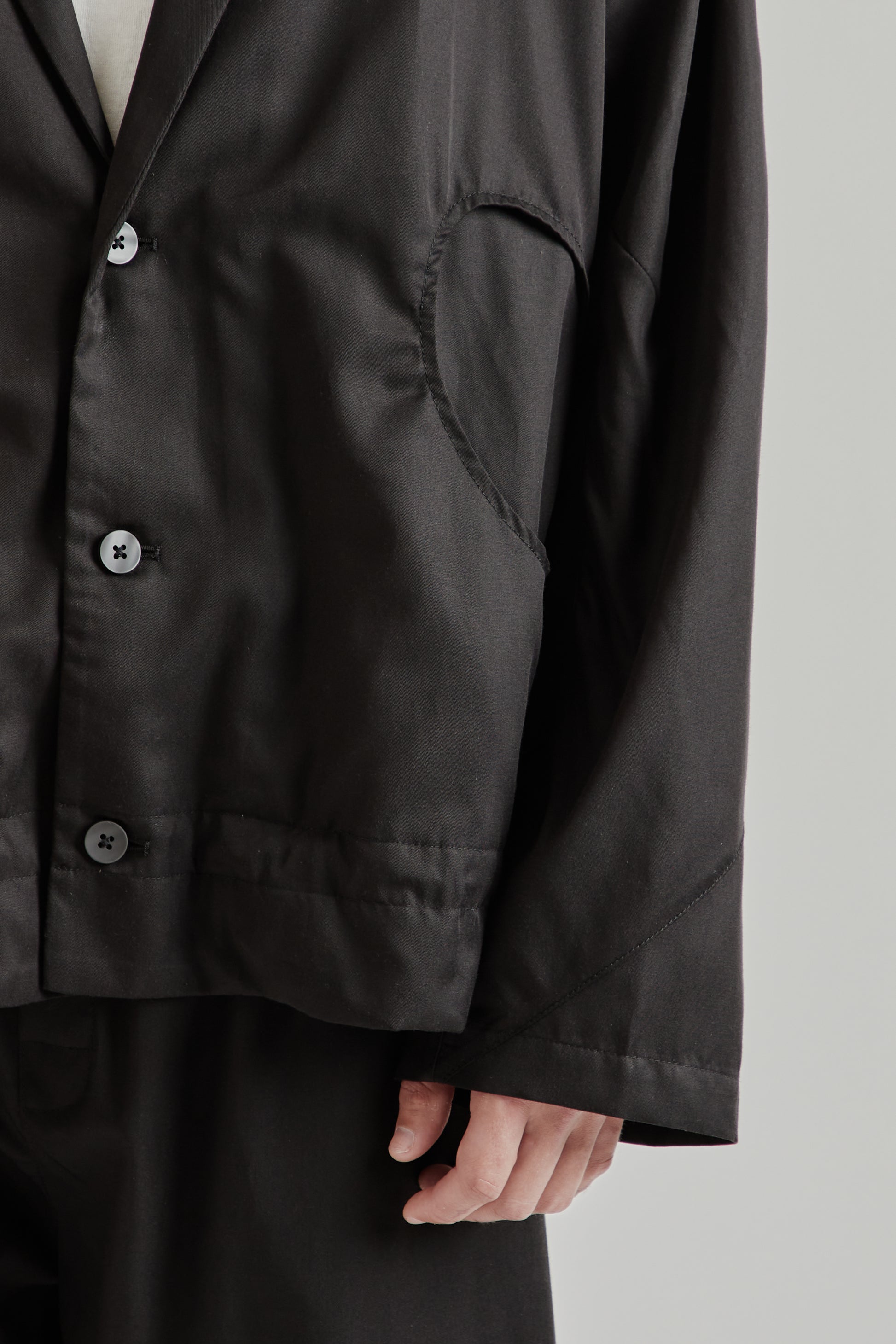 Greg Laboratory SS26 Experimental Standard Blazer Black0362