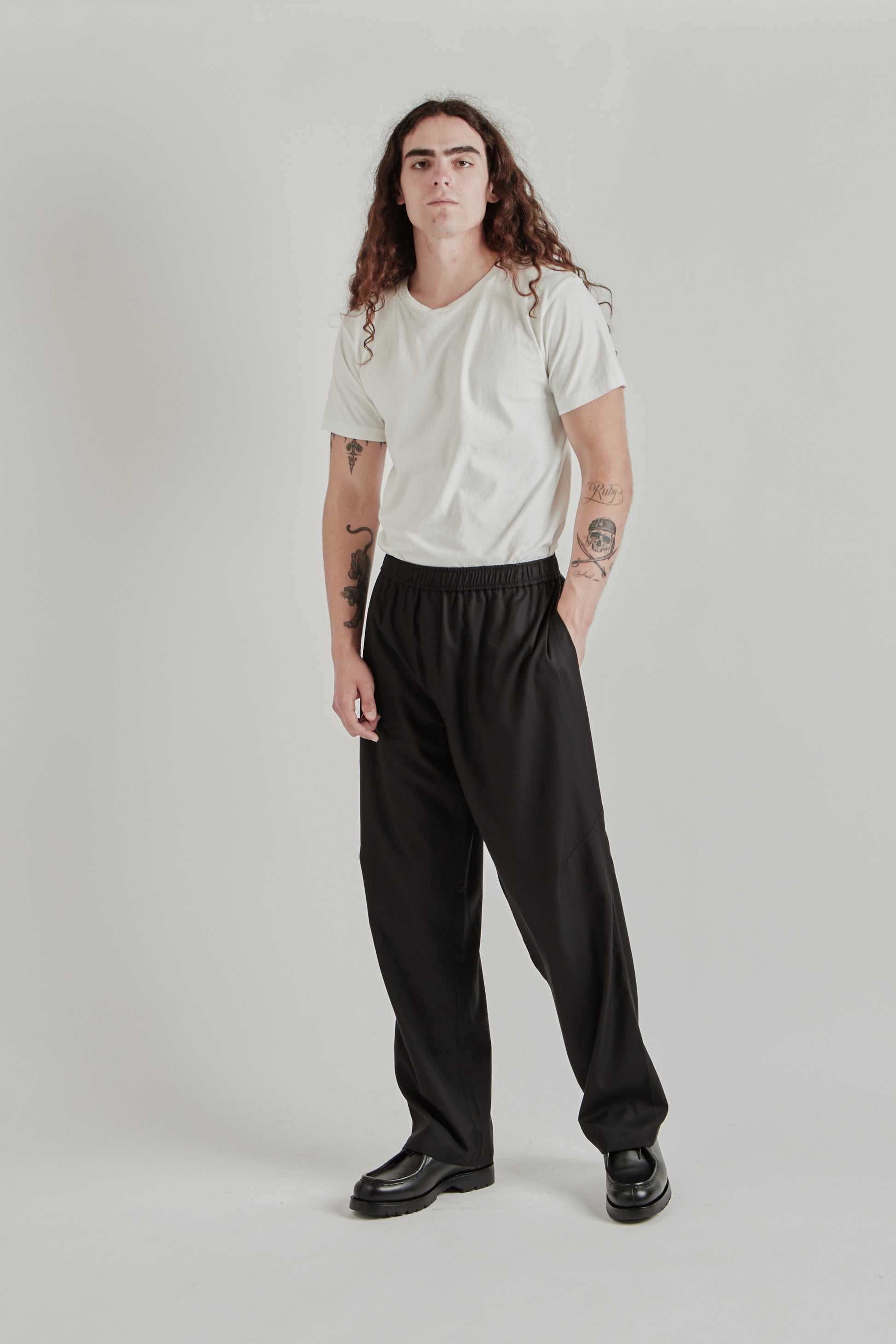 Greg Laboratory SS26 Experimental Standard Pants Black0335