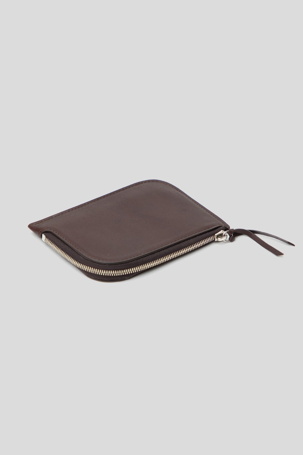 Half-Zip Wallet - Chocolate Double-Tanned Calf