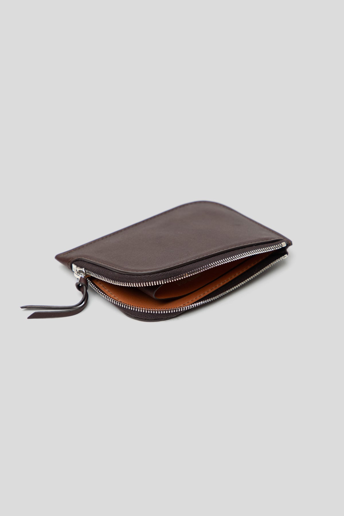 Half-Zip Wallet - Chocolate Double-Tanned Calf