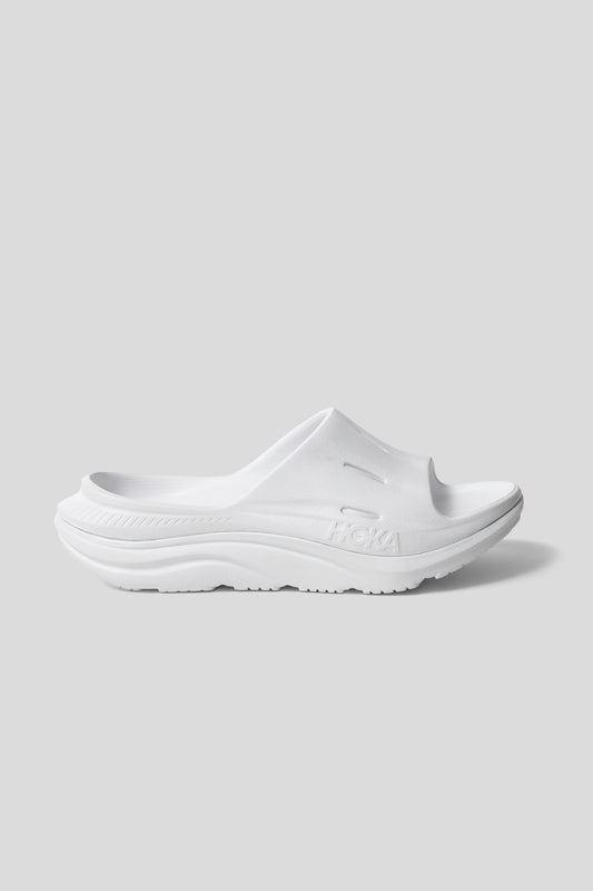 All Gender Ora Recovery Slide 3 - White/White - Wallace Mercantile Shop