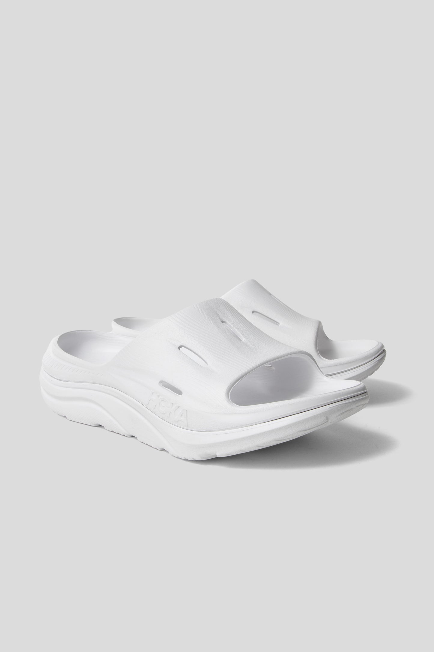 All Gender Ora Recovery Slide 3 - White/White - Wallace Mercantile Shop