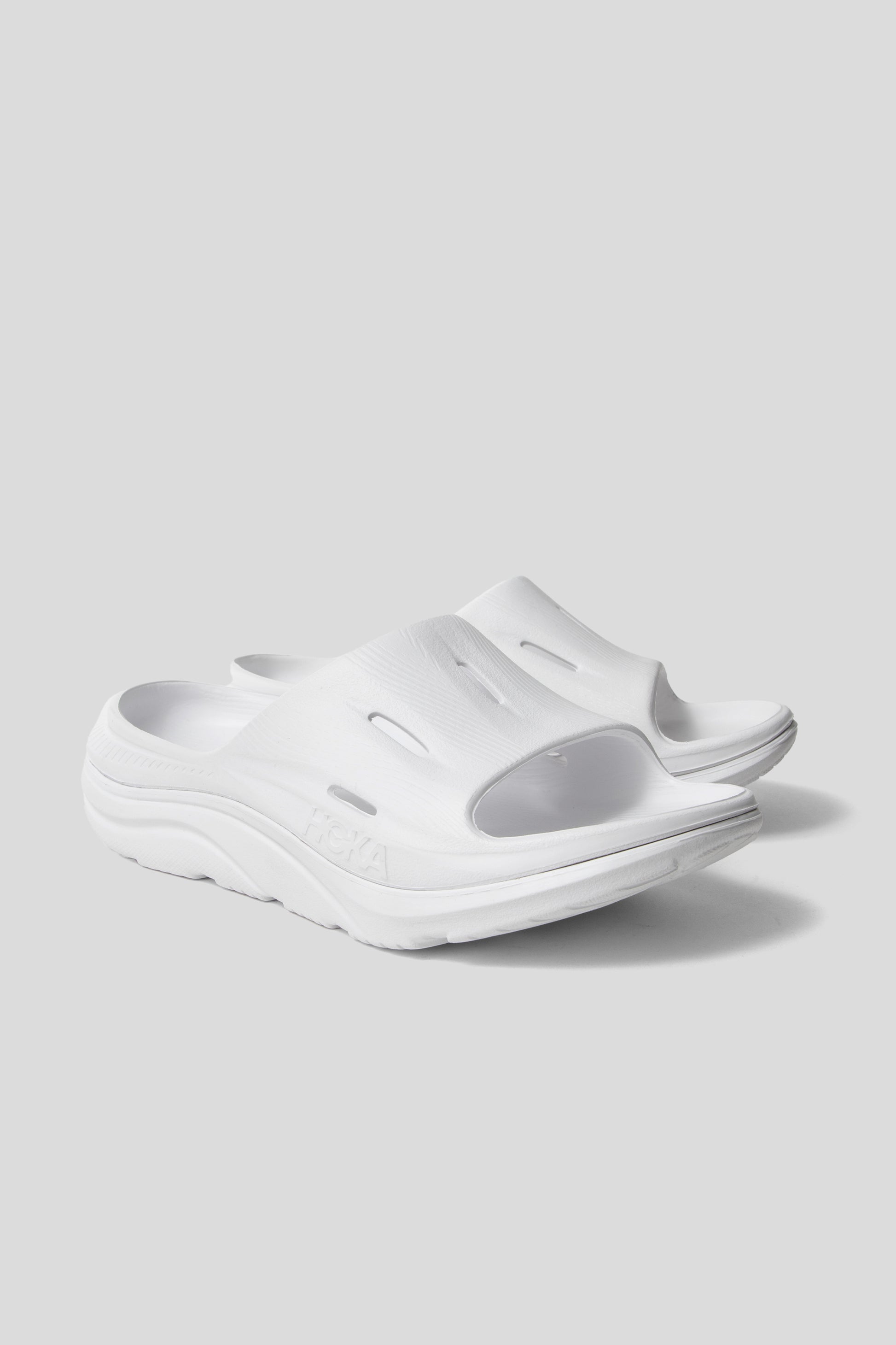 All Gender Ora Recovery Slide 3 - White/White - Wallace Mercantile Shop