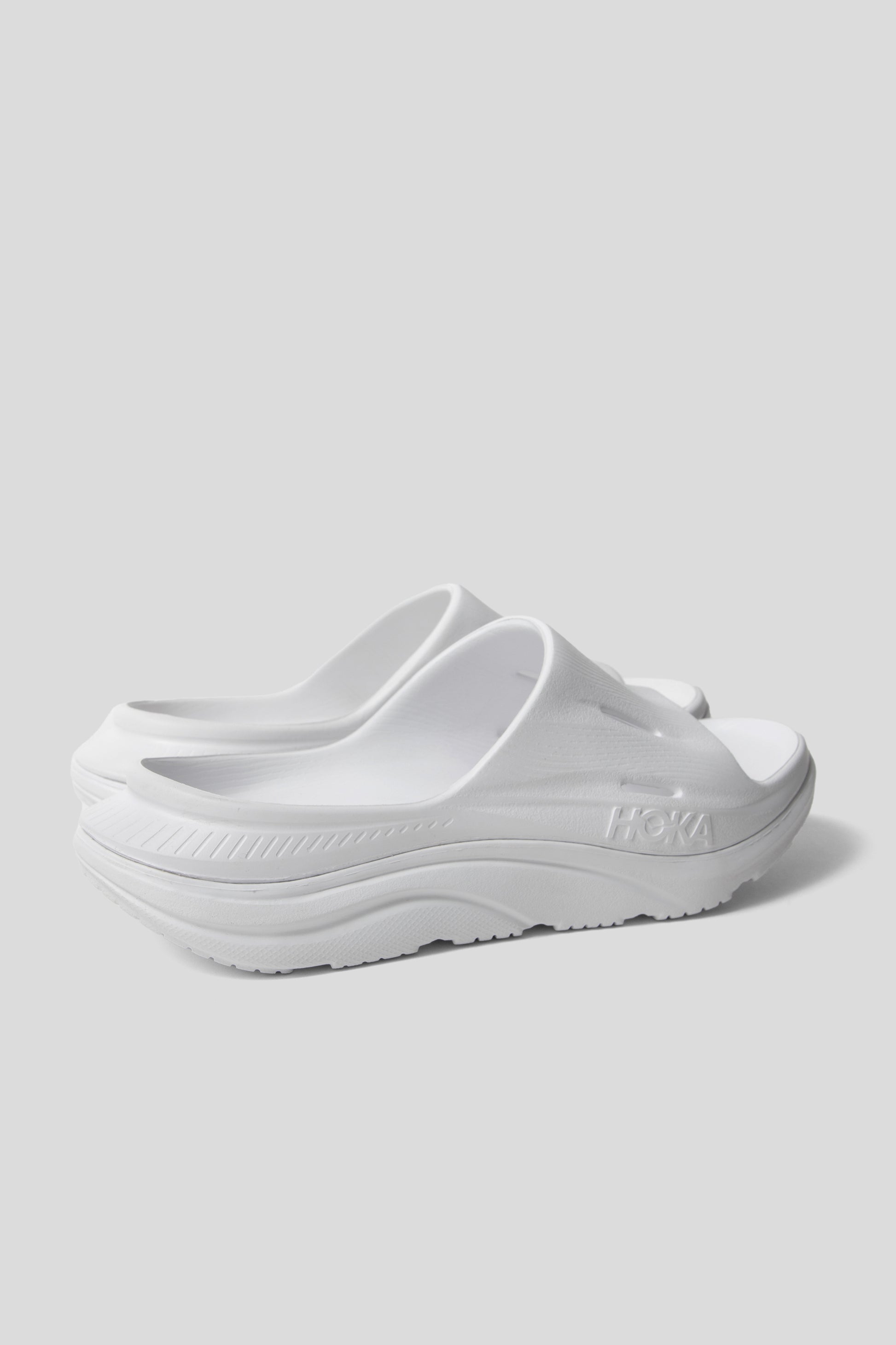 All Gender Ora Recovery Slide 3 - White/White - Wallace Mercantile Shop