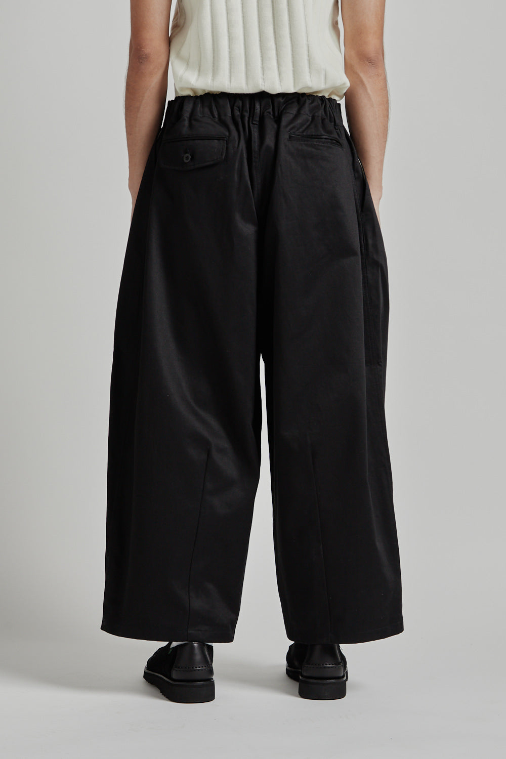 Is-Ness Balloon EZ Pants Black 08 