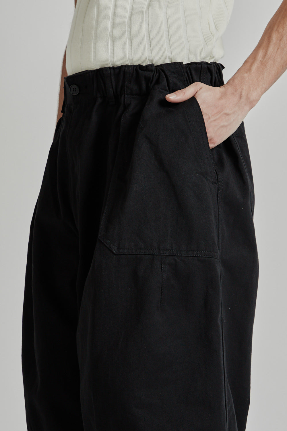 Is-Ness Balloon Baker pants Black 015