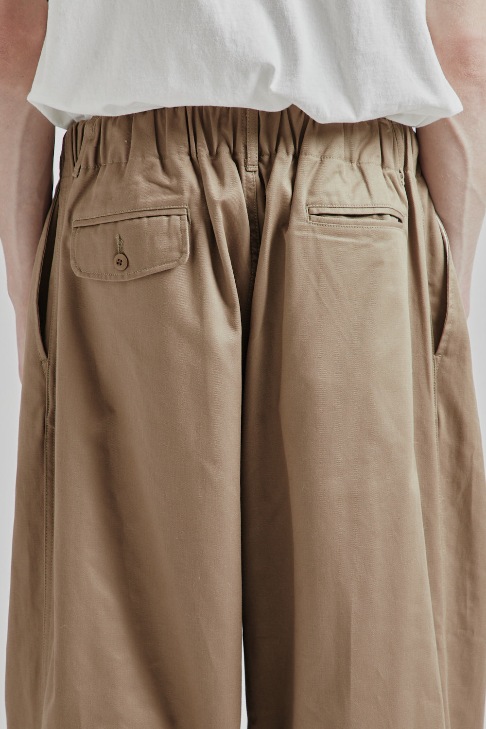 Is-Ness Balloon EZ Pants Beige 08