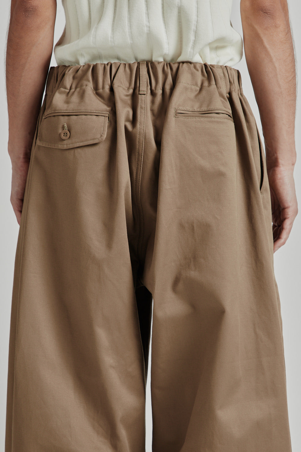 Is-Ness Balloon EZ Pants Beige 010 