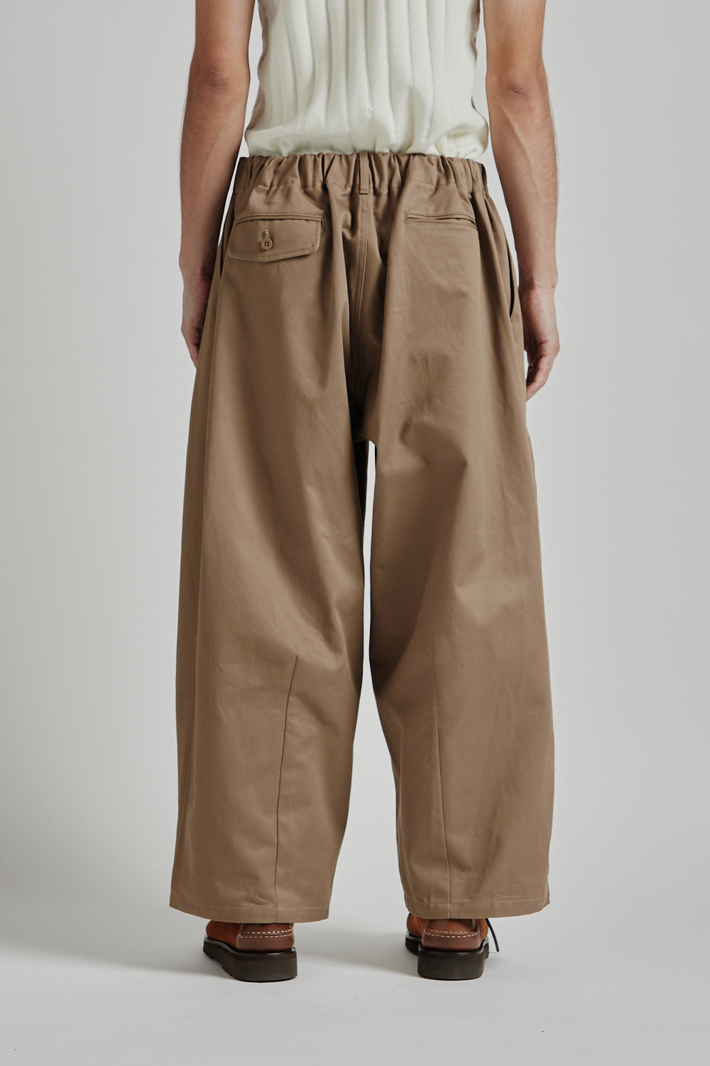 Is-Ness Balloon EZ Pants Beige 09 