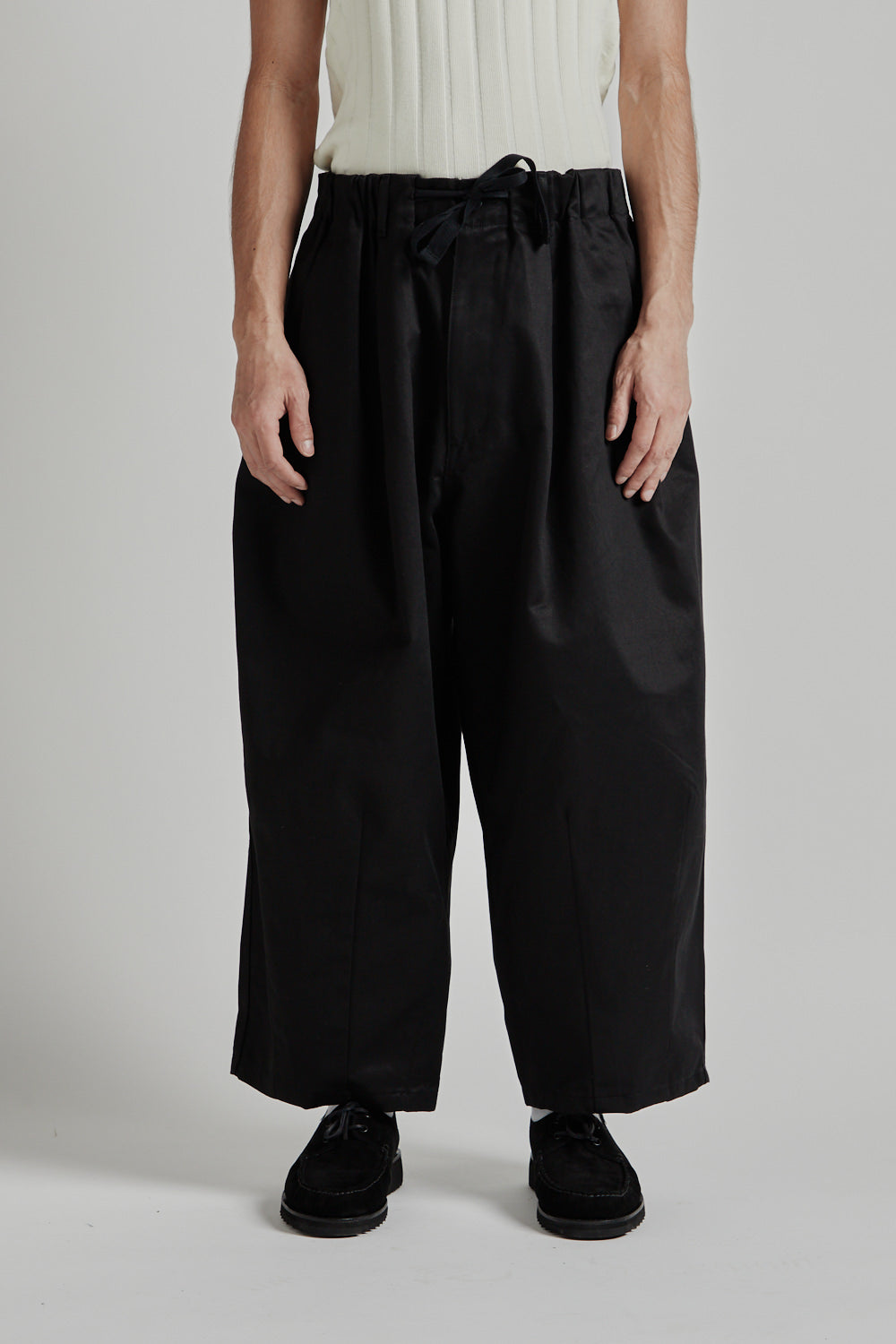 Is-Ness Balloon EZ Pants Black 06 