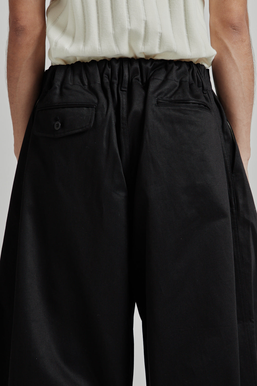 Is-Ness Balloon EZ Pants Black 09 