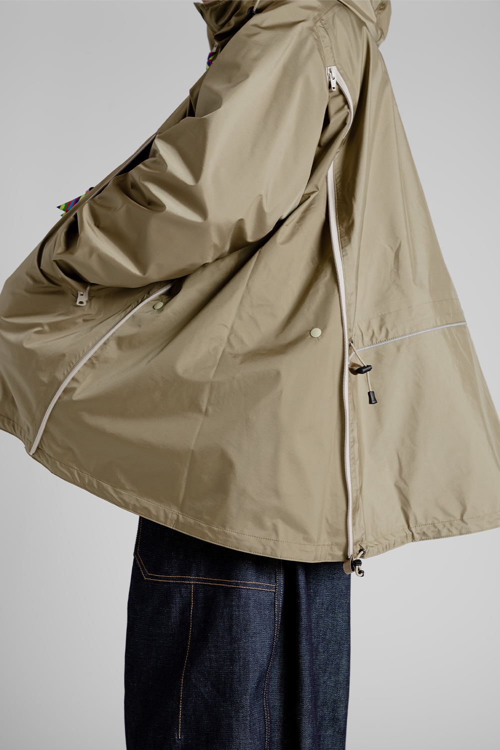 Transformable Jackets is-ness 3Layer Transformable Jacket - Beige | Wallace Mercantile Shop