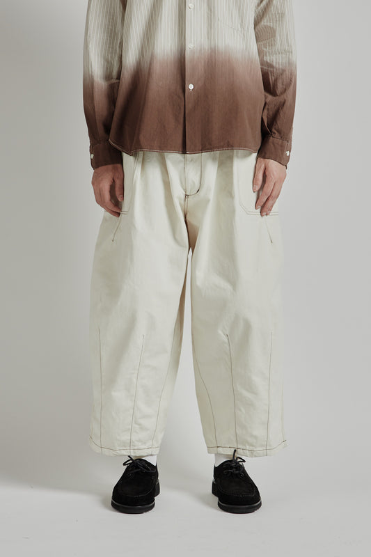 Is-ness Balloon Baker Pant Off White 2