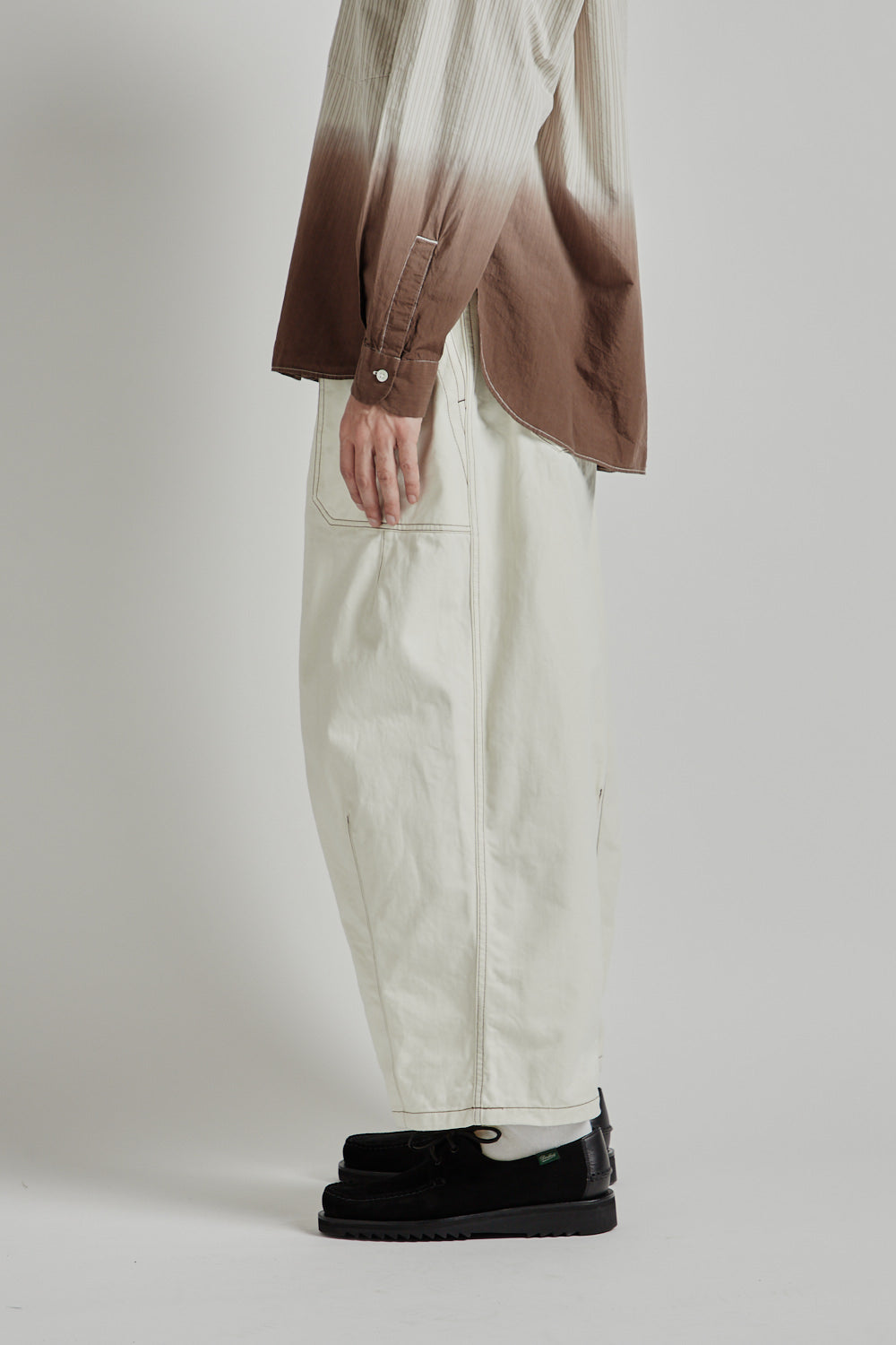 Is-ness Balloon Baker Pant Off White 3