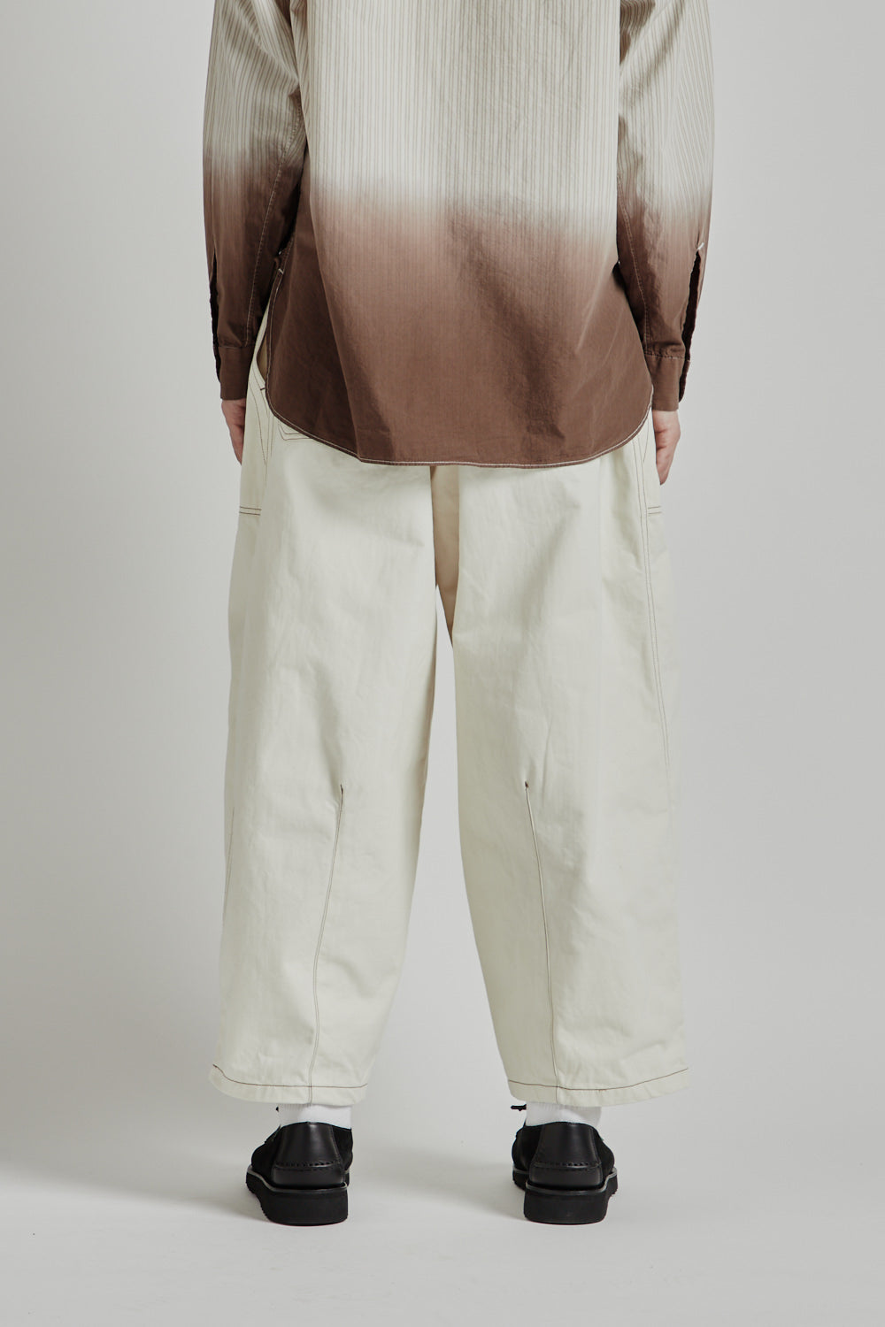 Is-ness Balloon Baker Pant Off White 4