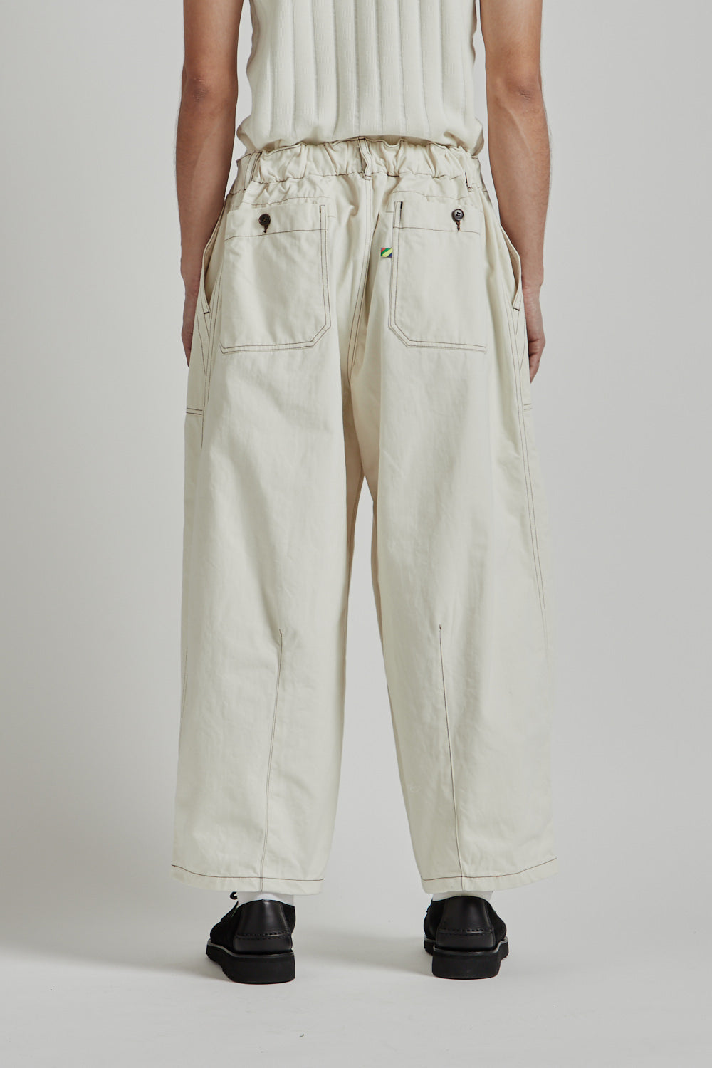 Is-ness Balloon Baker Pant Off White 7