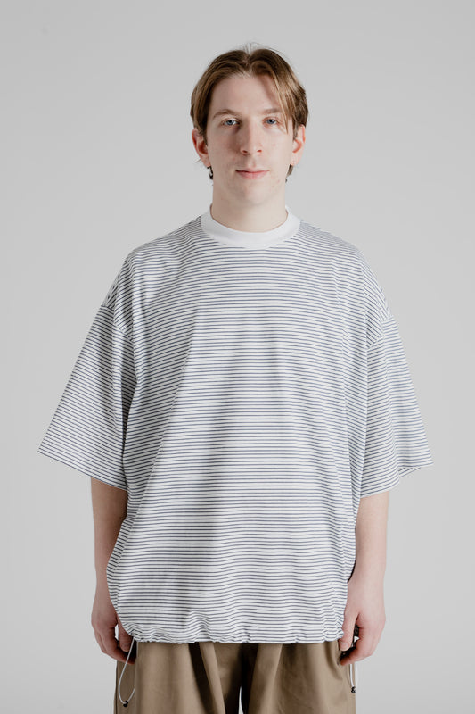 Is-Ness Balloon Border S/S T-Shirts in White