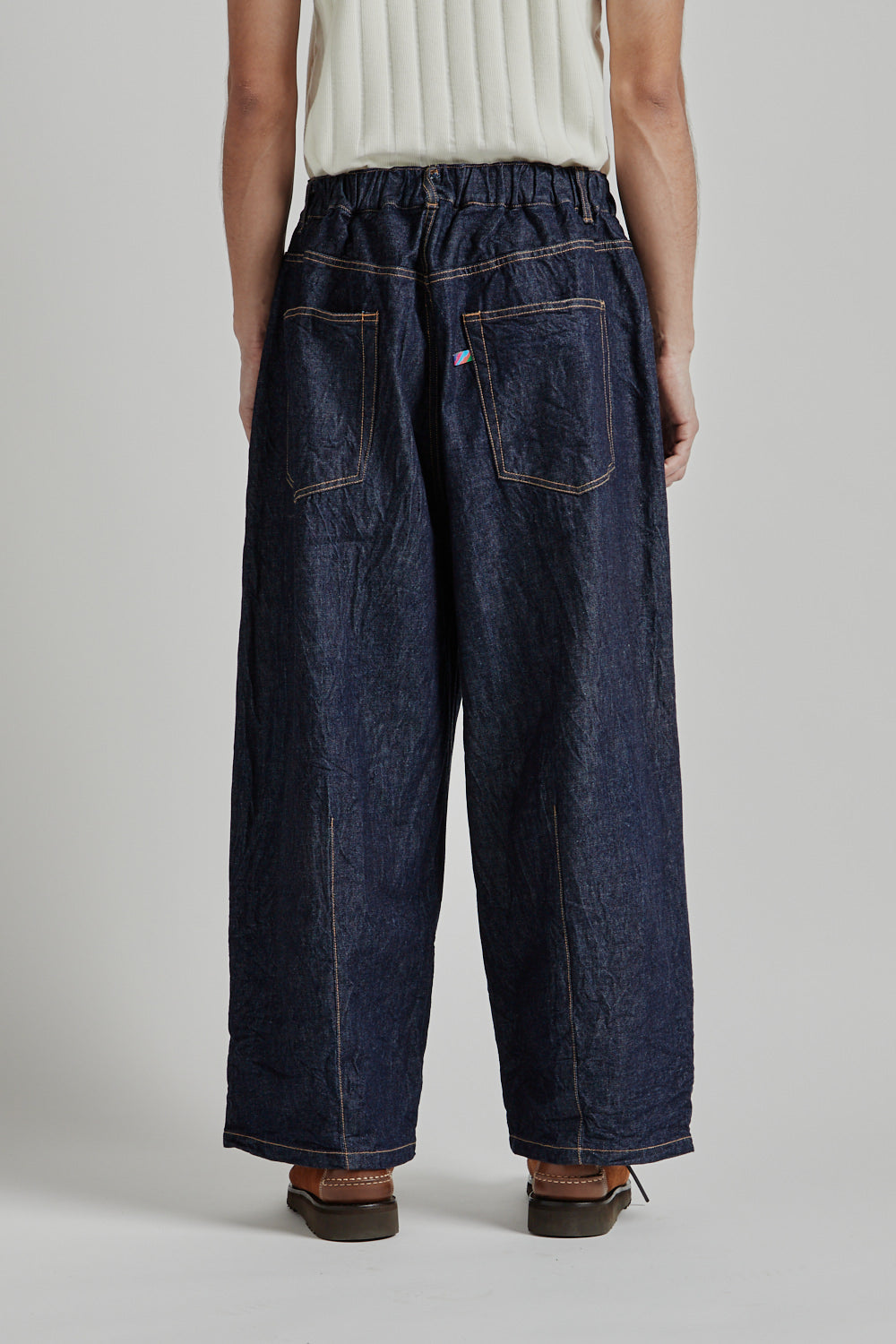 Is-Ness Denim 5 Pocket Balloon Pants - Indigo One Wash | Wallace