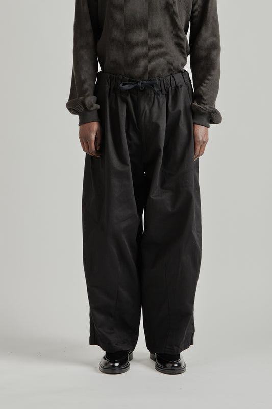 Is-ness FW26 Balloon EZ Pants Black0185