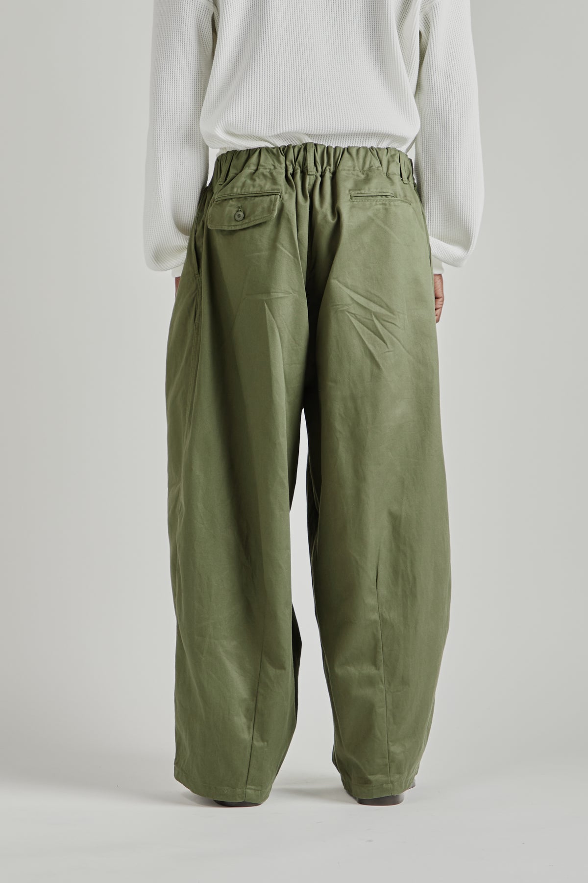 Is-ness FW26 Balloon EZ Pants Khaki0076