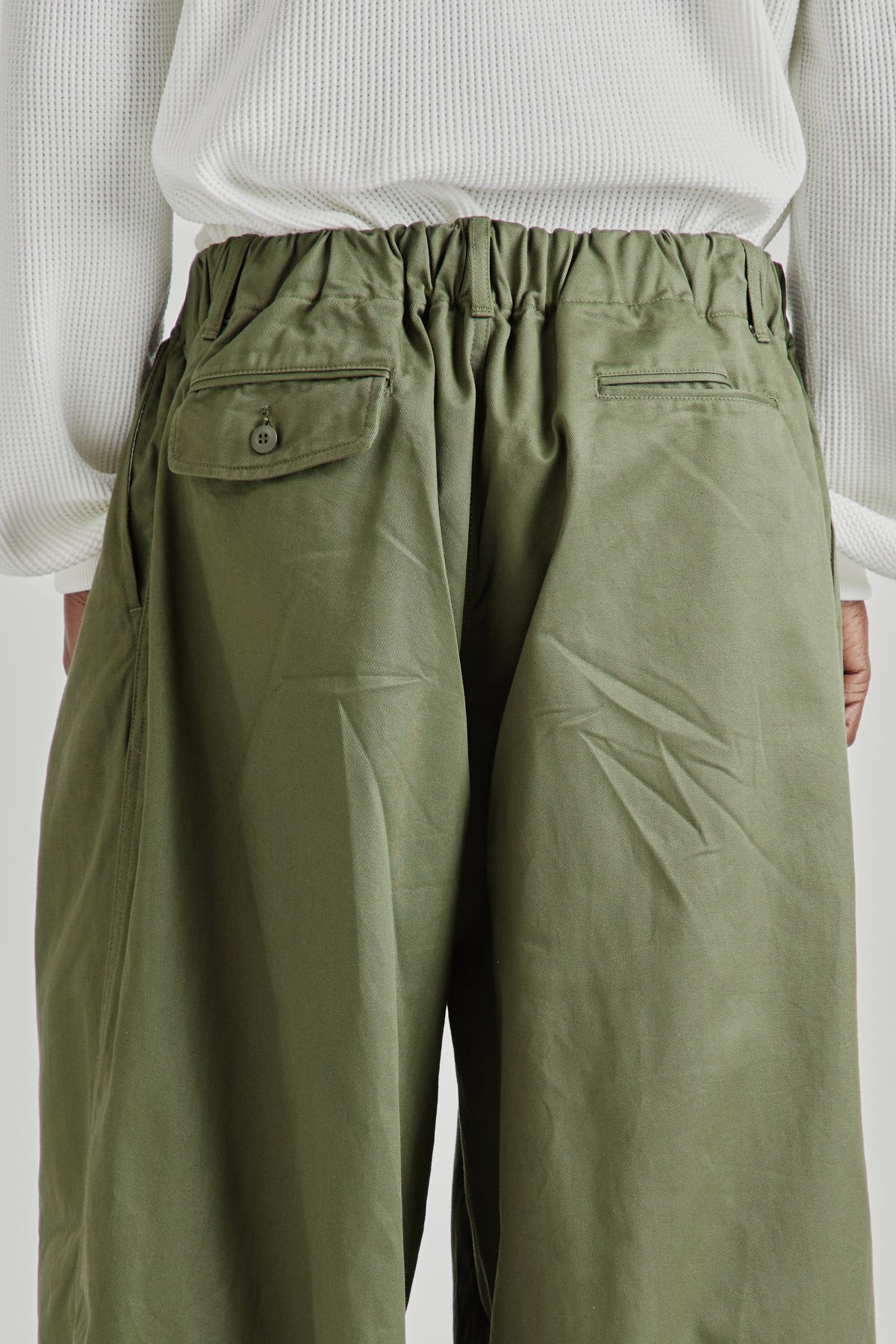 Is-ness FW26 Balloon EZ Pants Khaki0078