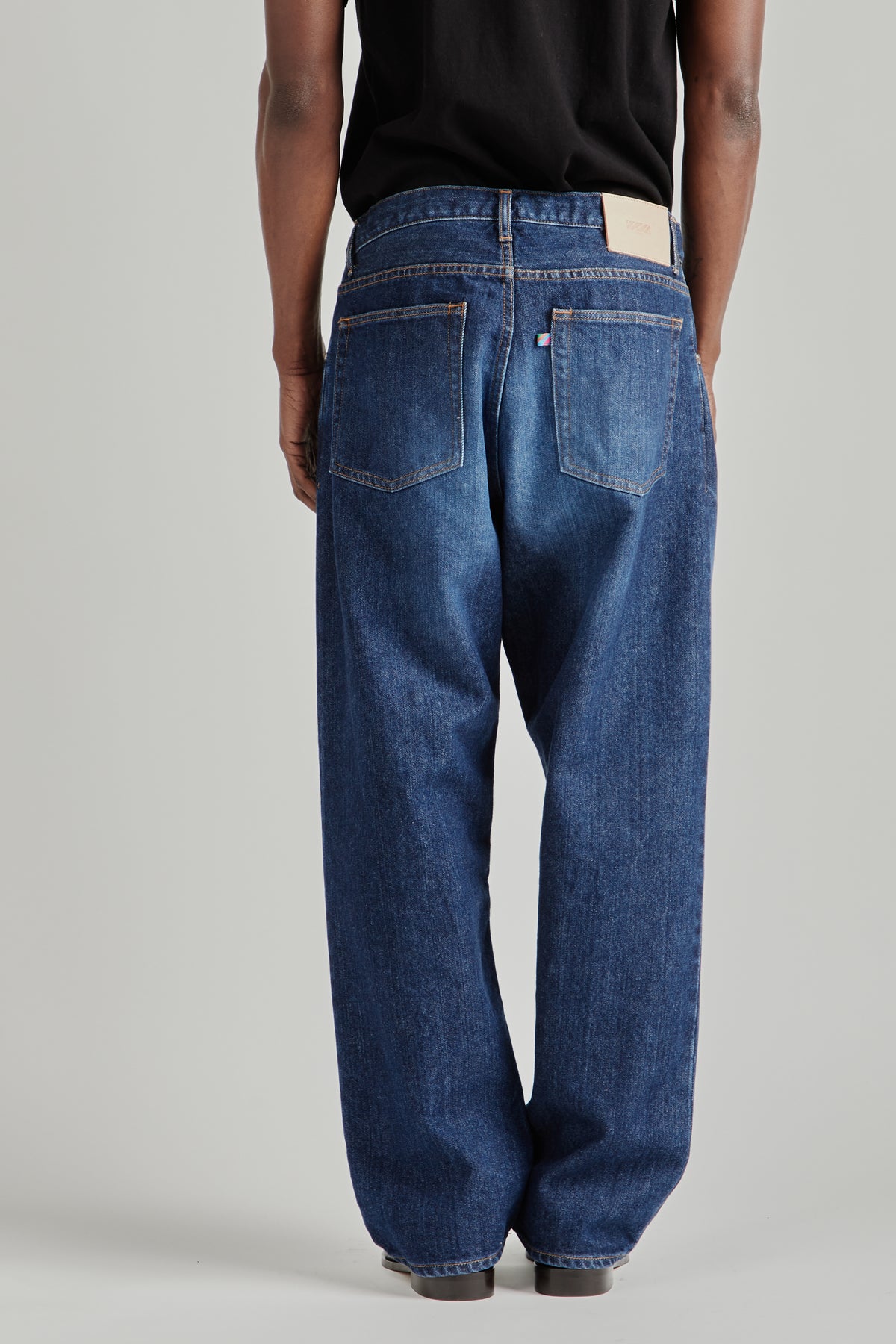 Selvedge 5‑Pocket Enzyme‑Washed Denim Pants - Indigo