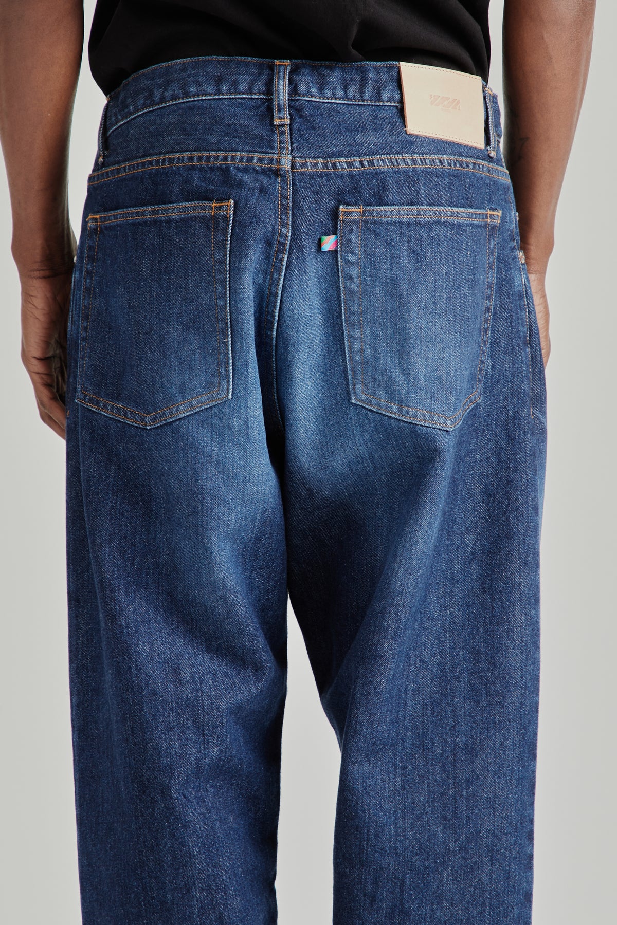 Selvedge 5‑Pocket Enzyme‑Washed Denim Pants - Indigo
