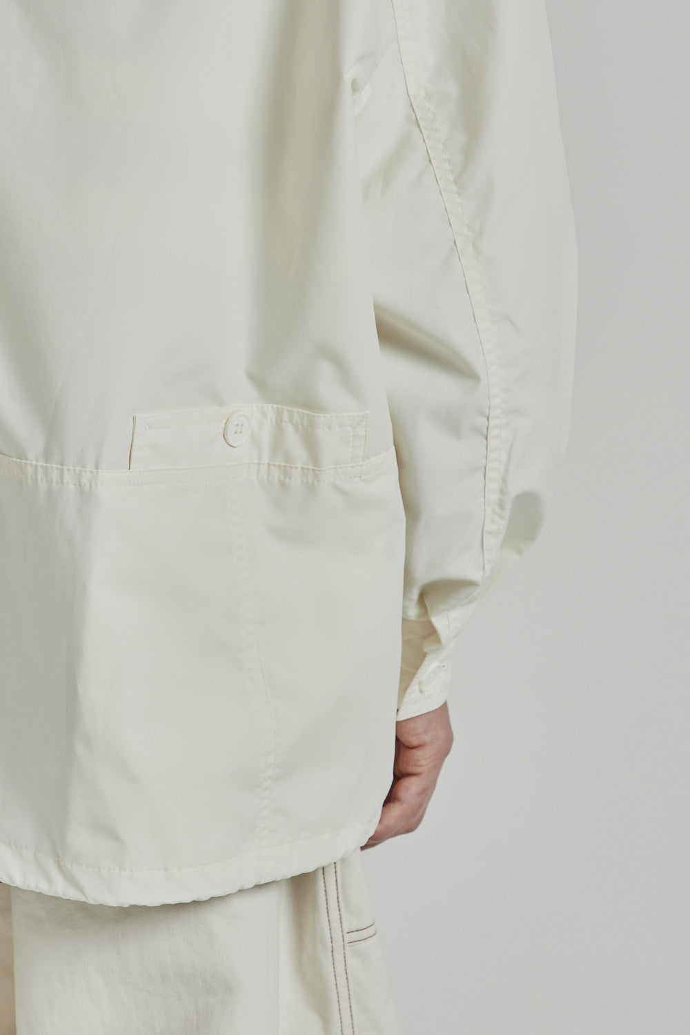 Is-ness Hoodie Jacket Off White White 6