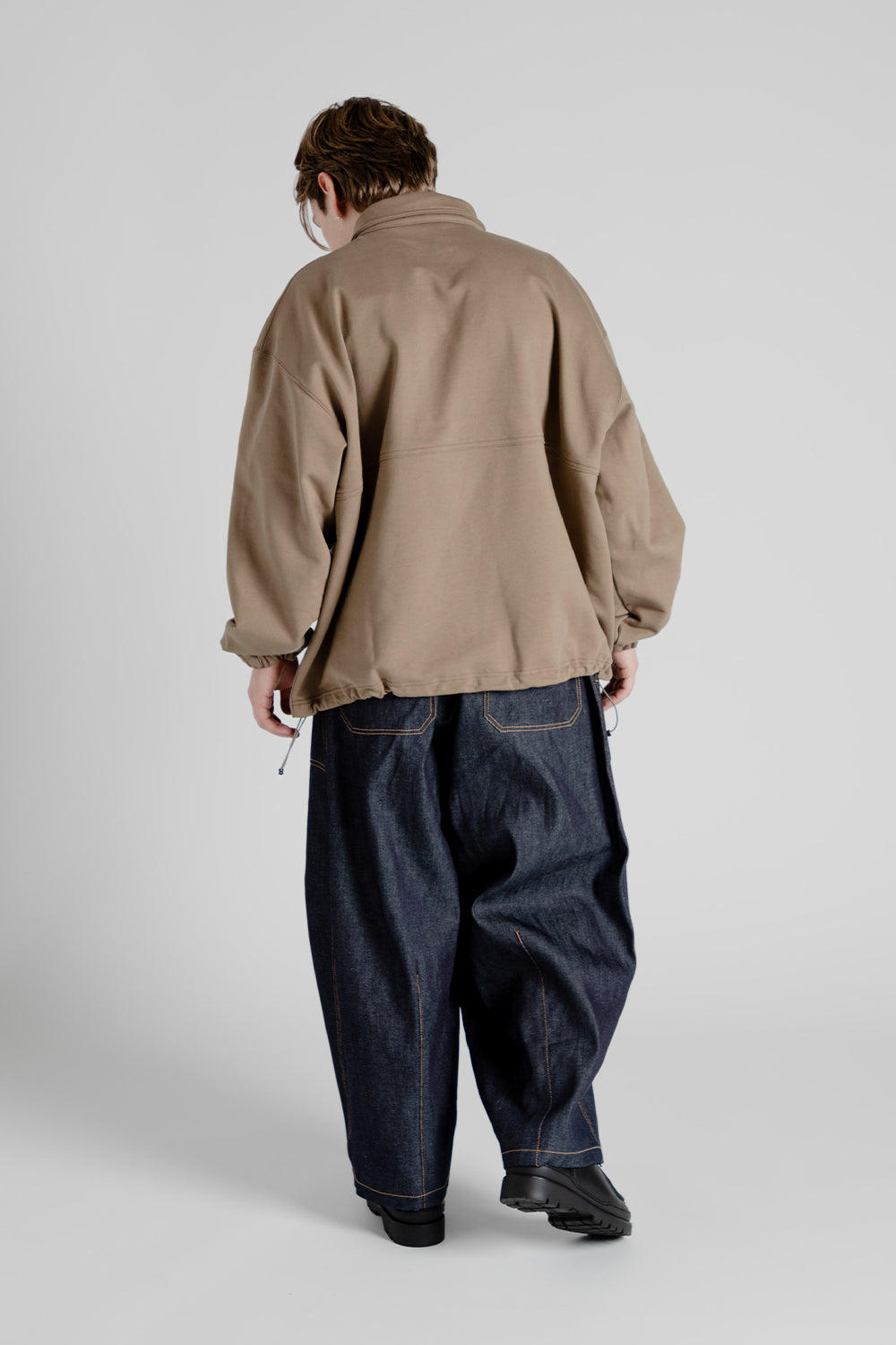 Is-Ness Pullover Sweatshirt in Light Brown