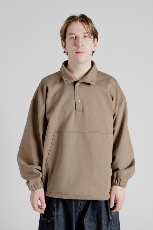 Is-Ness Pullover Sweatshirt in Light Brown