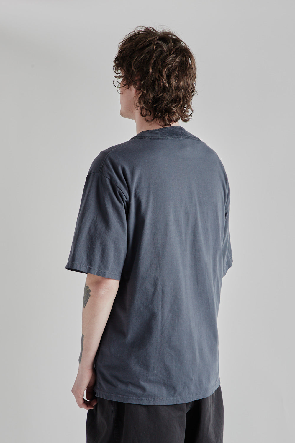 Baseball Shirt - Dark Blue Gray