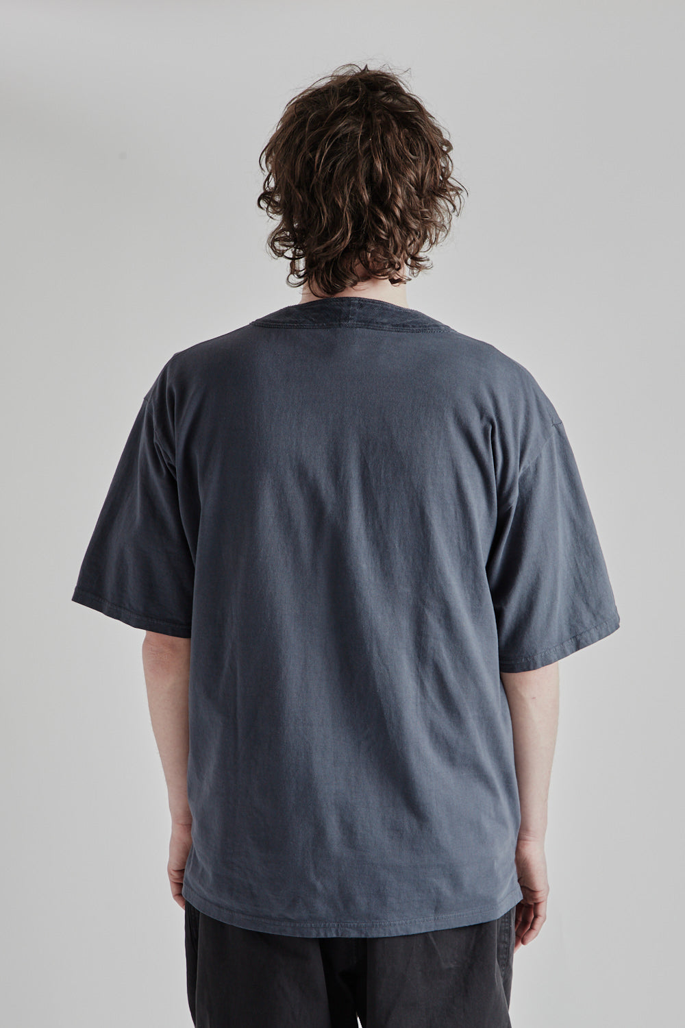 Baseball Shirt - Dark Blue Gray