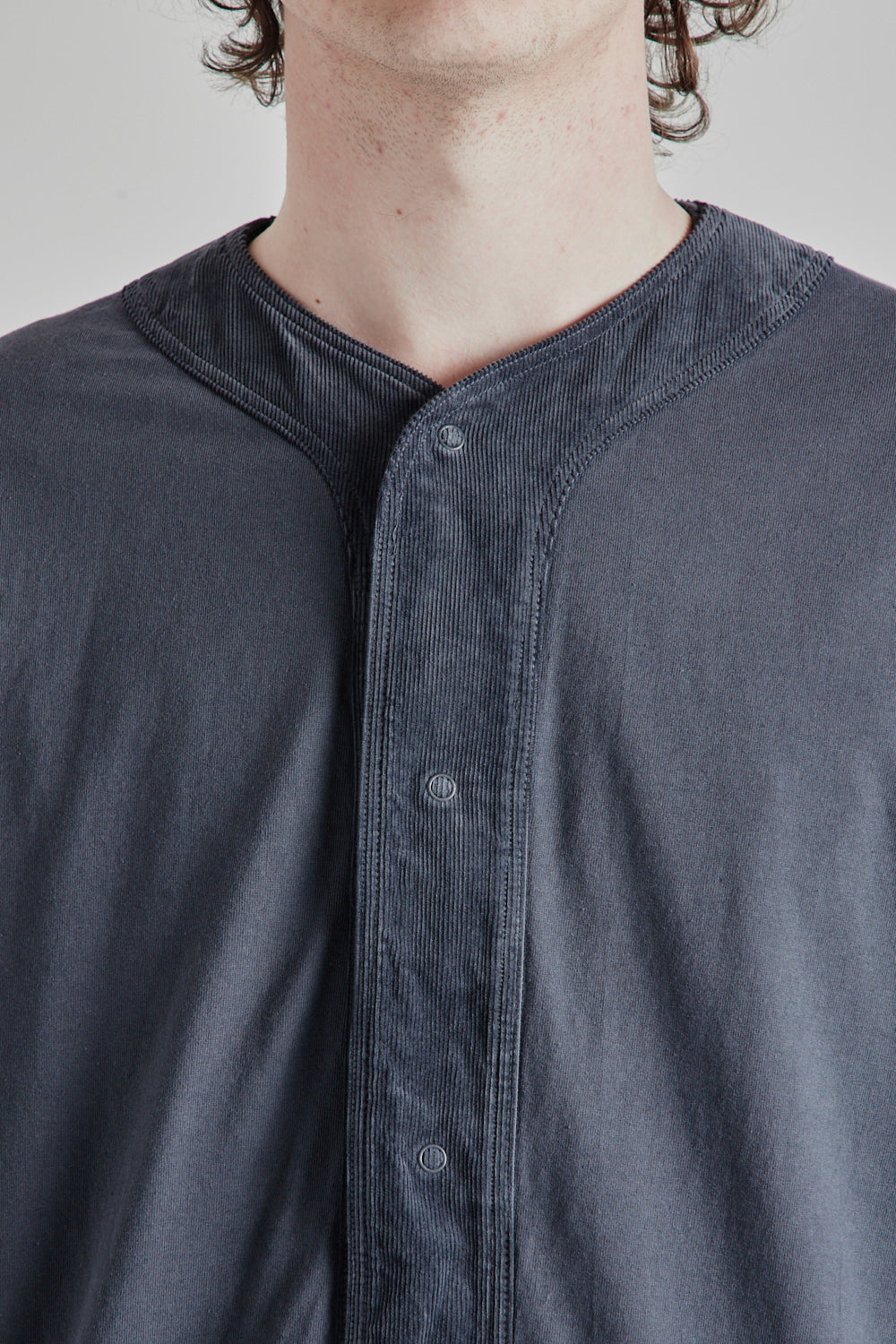 Baseball Shirt - Dark Blue Gray