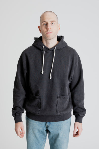 Jackman Faded Sweat Parka in Fade Black | Wallace Mercantile Shop