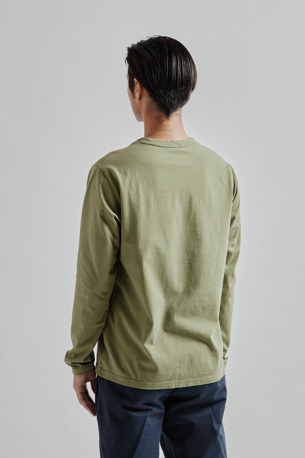 Jackman LS Lead-off T-Shirt Olive 4