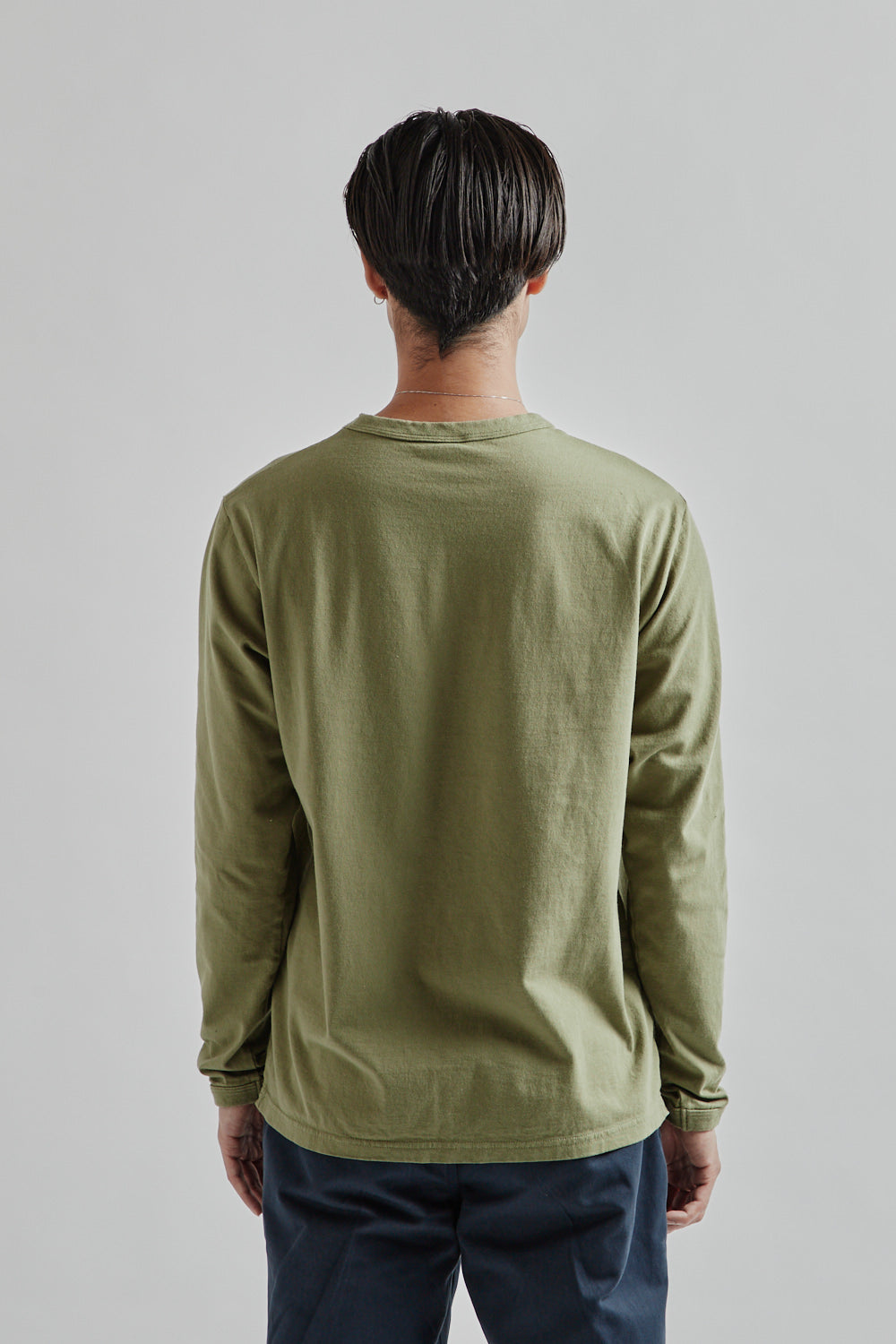 Jackman LS Lead-off T-Shirt Olive 5