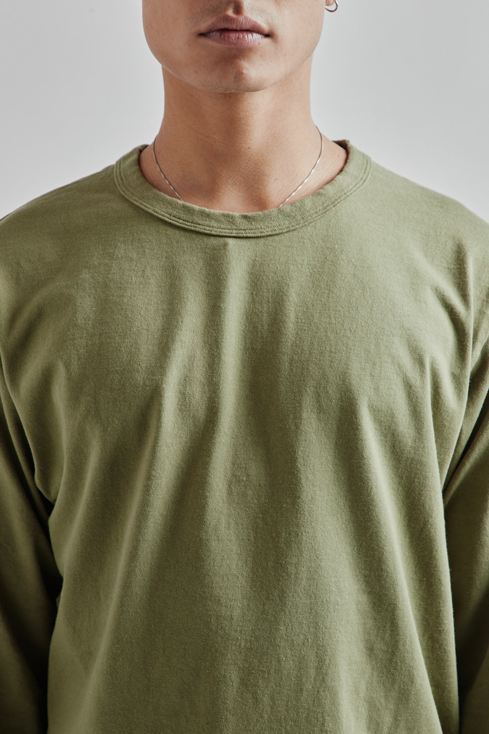 Jackman LS Lead-off T-Shirt Olive 6