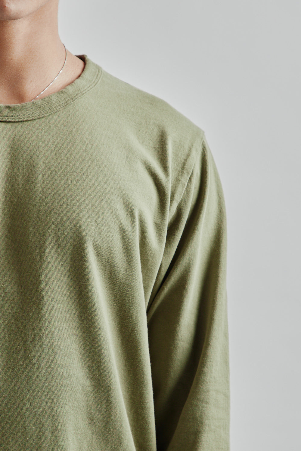 Jackman LS Lead-off T-Shirt Olive 7