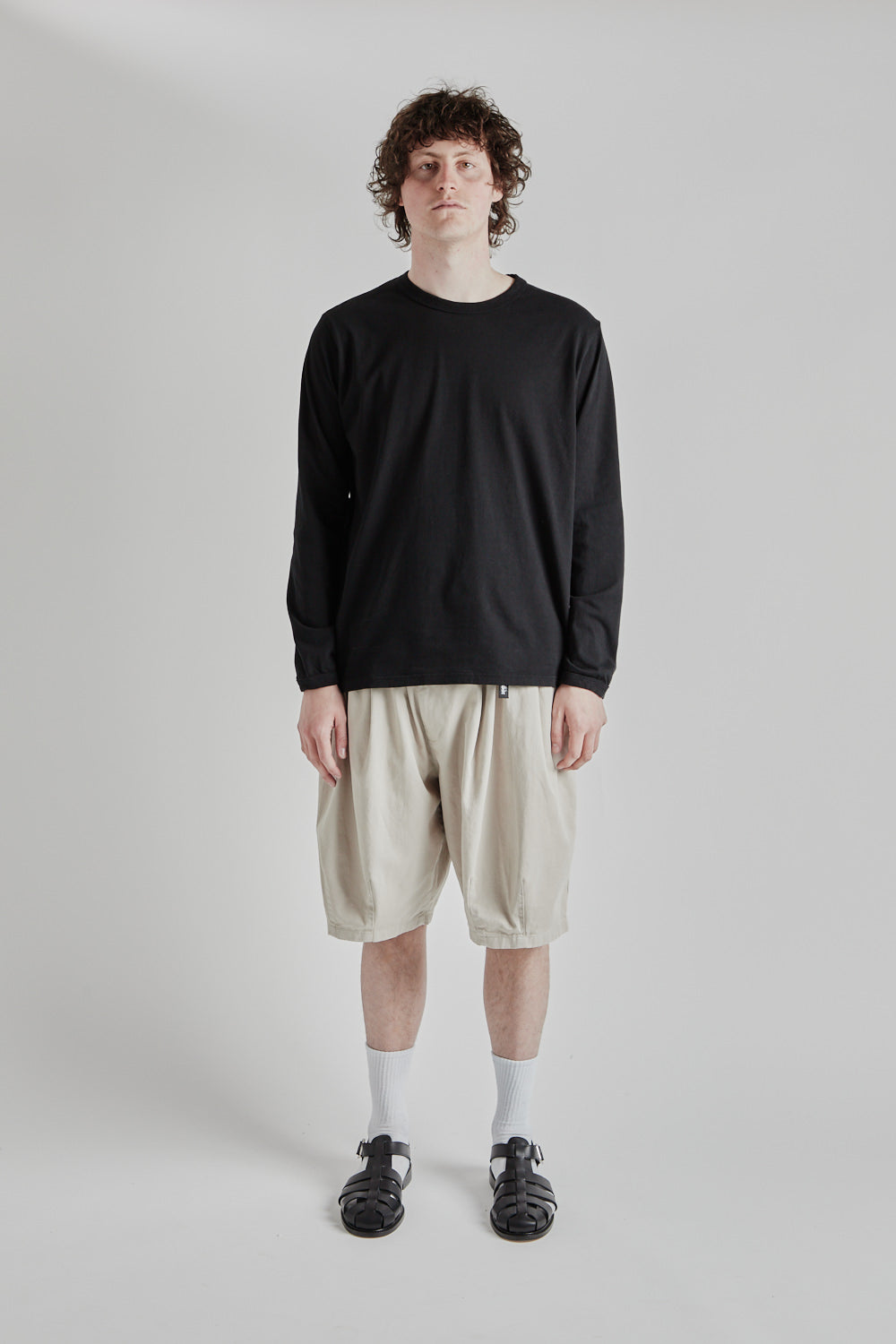 L/S Lead Off T-Shirts - Black