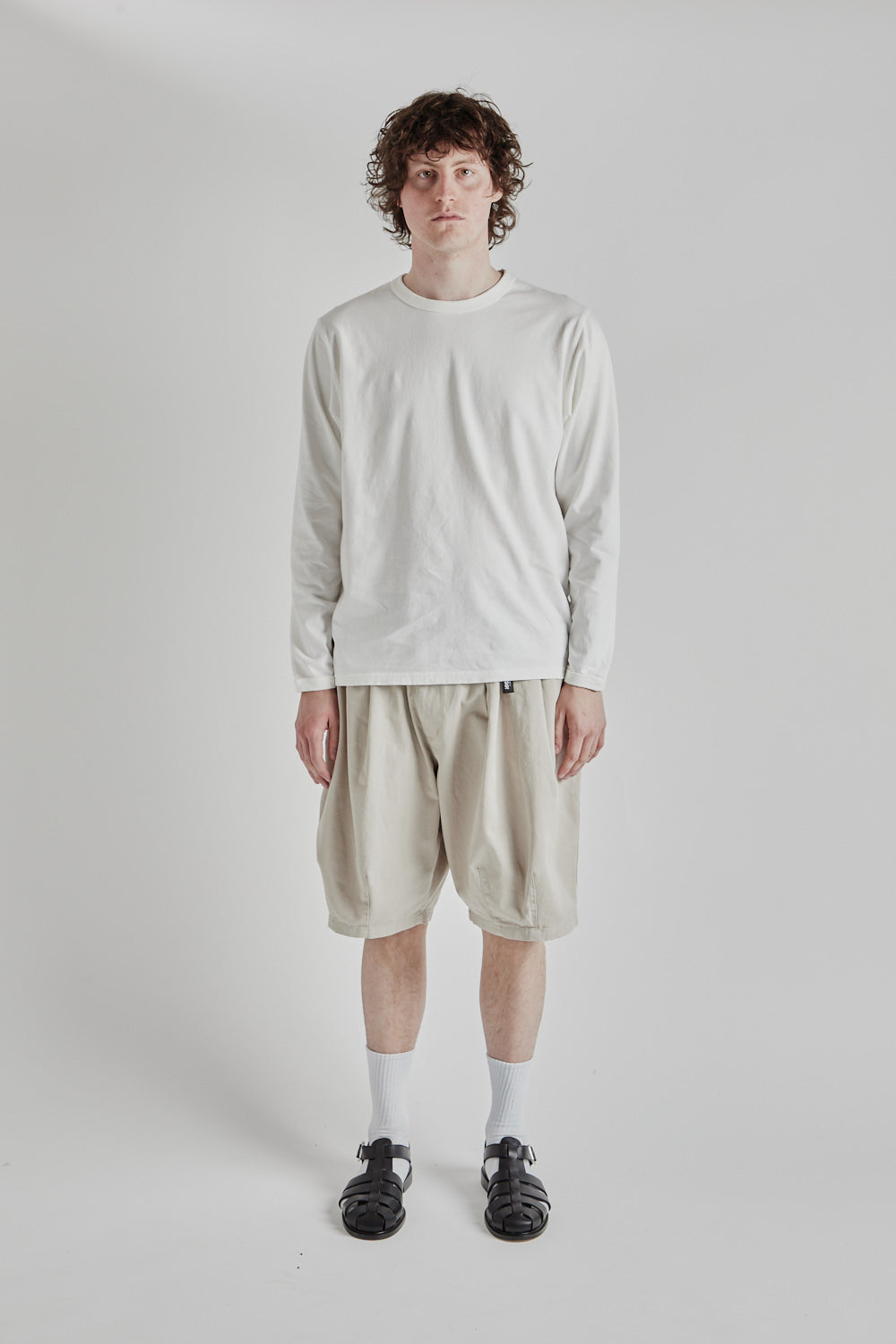 L/S Lead Off T-Shirts - White