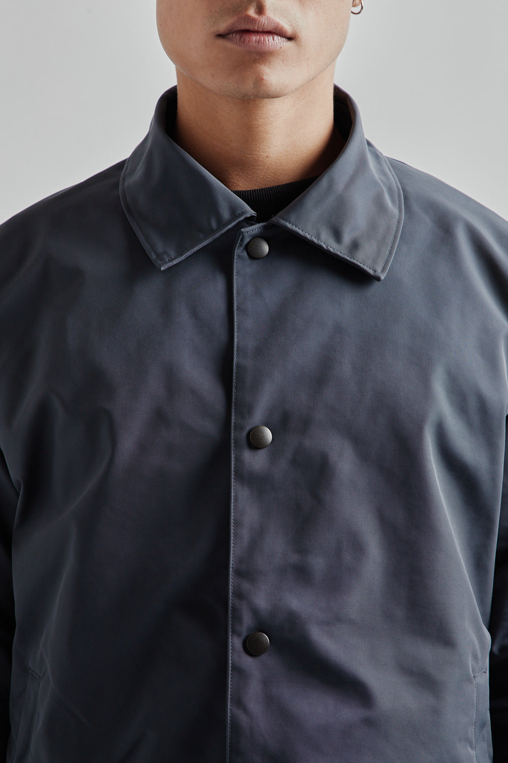 Jackman OX Coach Jacket - Dark Blue Gray | Wallace