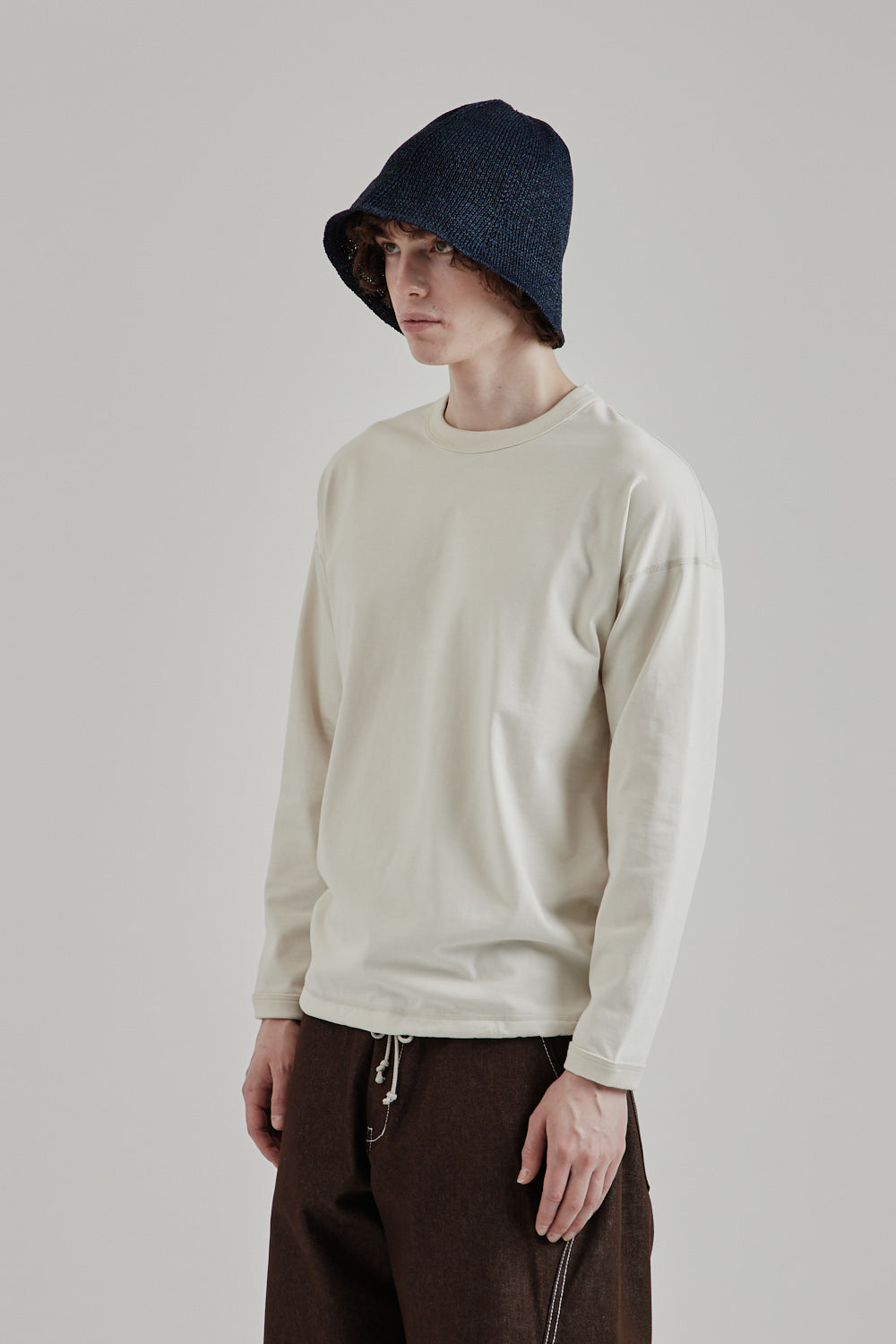 Jackman SS25 Grace Himo LS Tshirt Roisin White 3